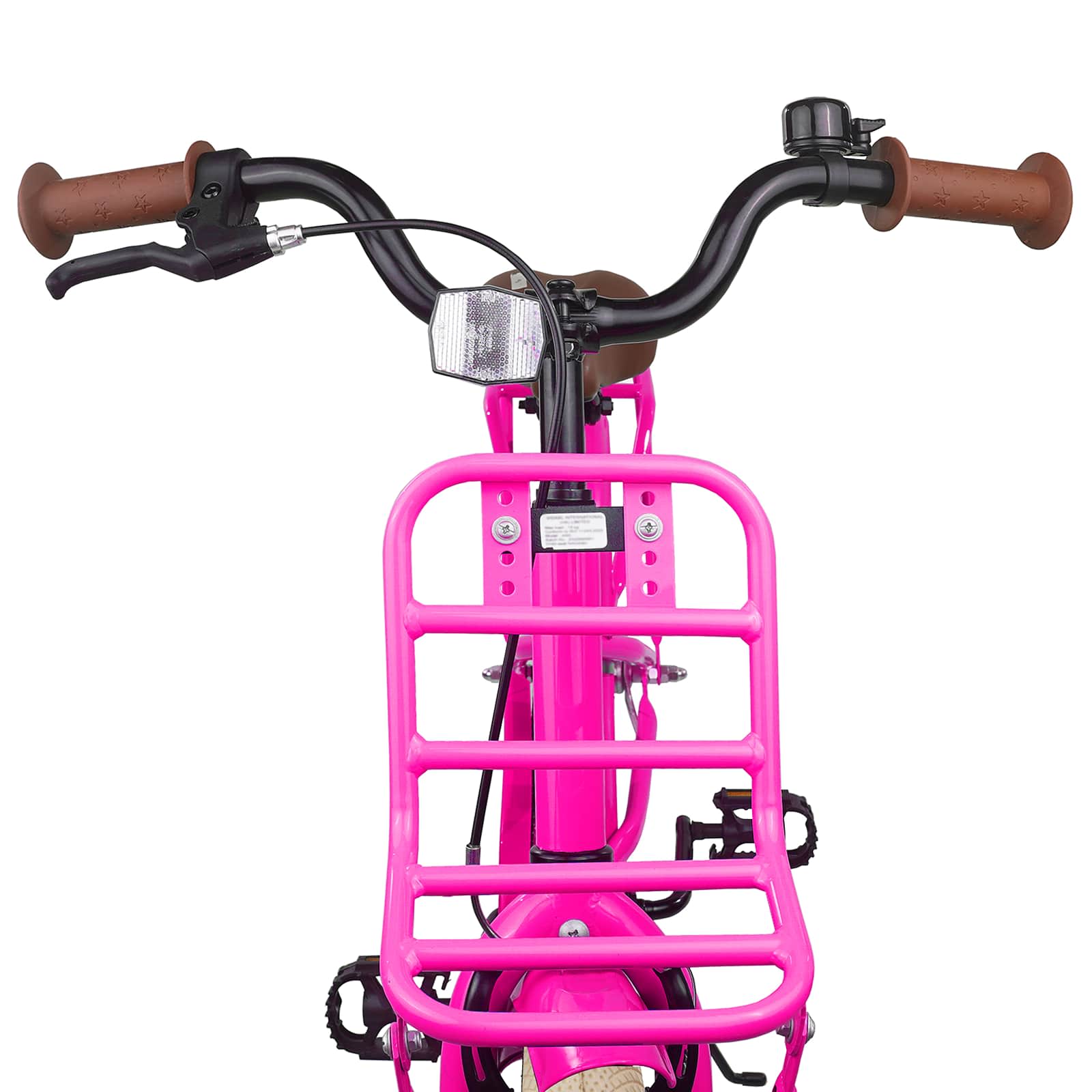 Barnesykkel 20 Tommer for 6-11 år gammel Mørk rosa vidaXL