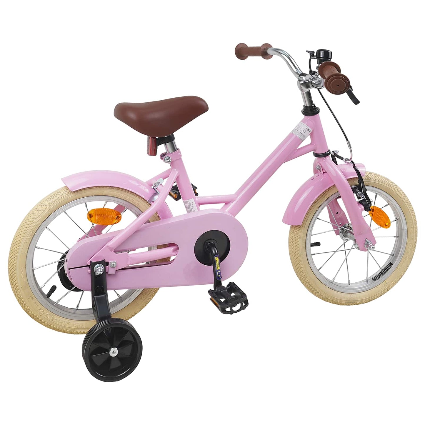 Barnesykkel 14 Tommer for 3-5 år gamle Lys rosa