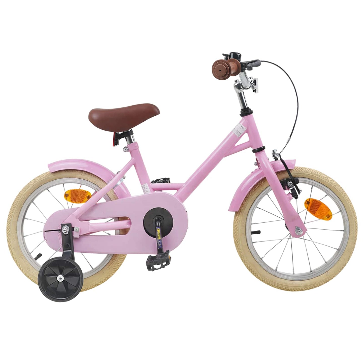 Barnesykkel 14 Tommer for 3-5 år gamle Lys rosa