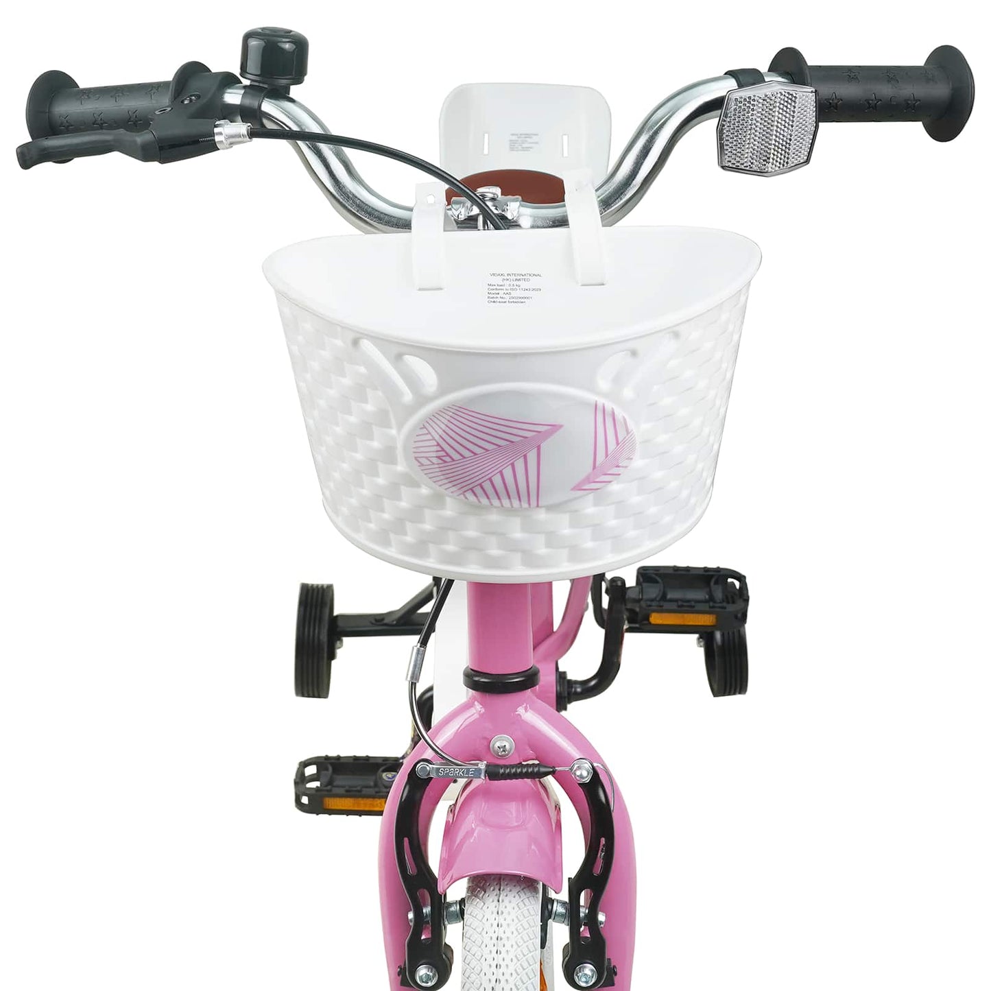 Barnesykkel 16 Tommer for 4-6 år gammel Lys rosa