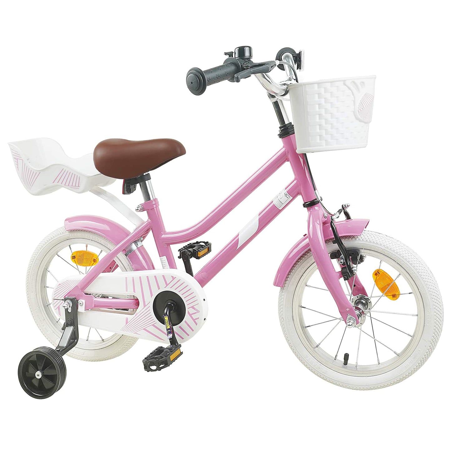 Barnesykkel 16 Tommer for 4-6 år gammel Lys rosa