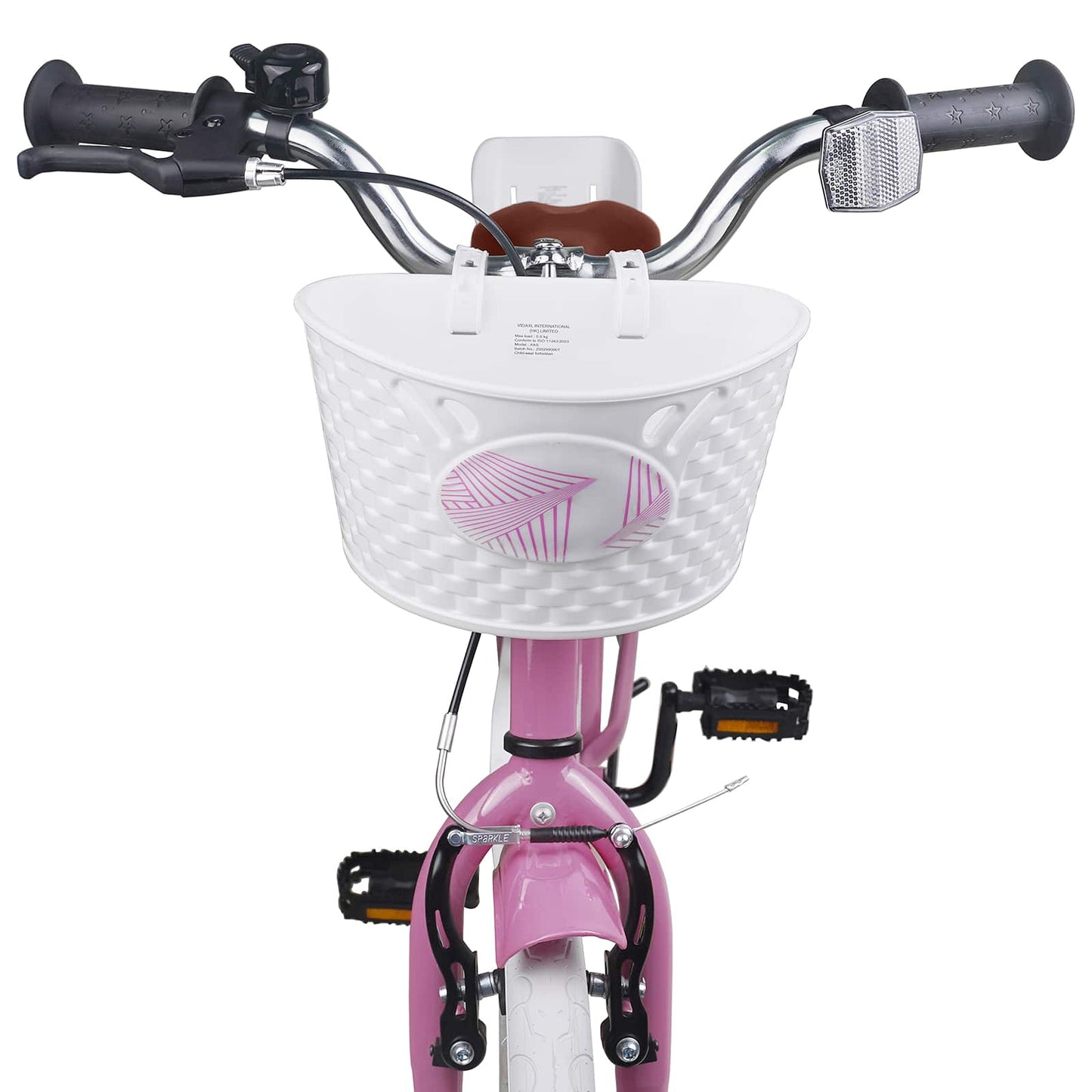 Barnesykkel 18 Tommer for 5-7 år gammel Lys rosa
