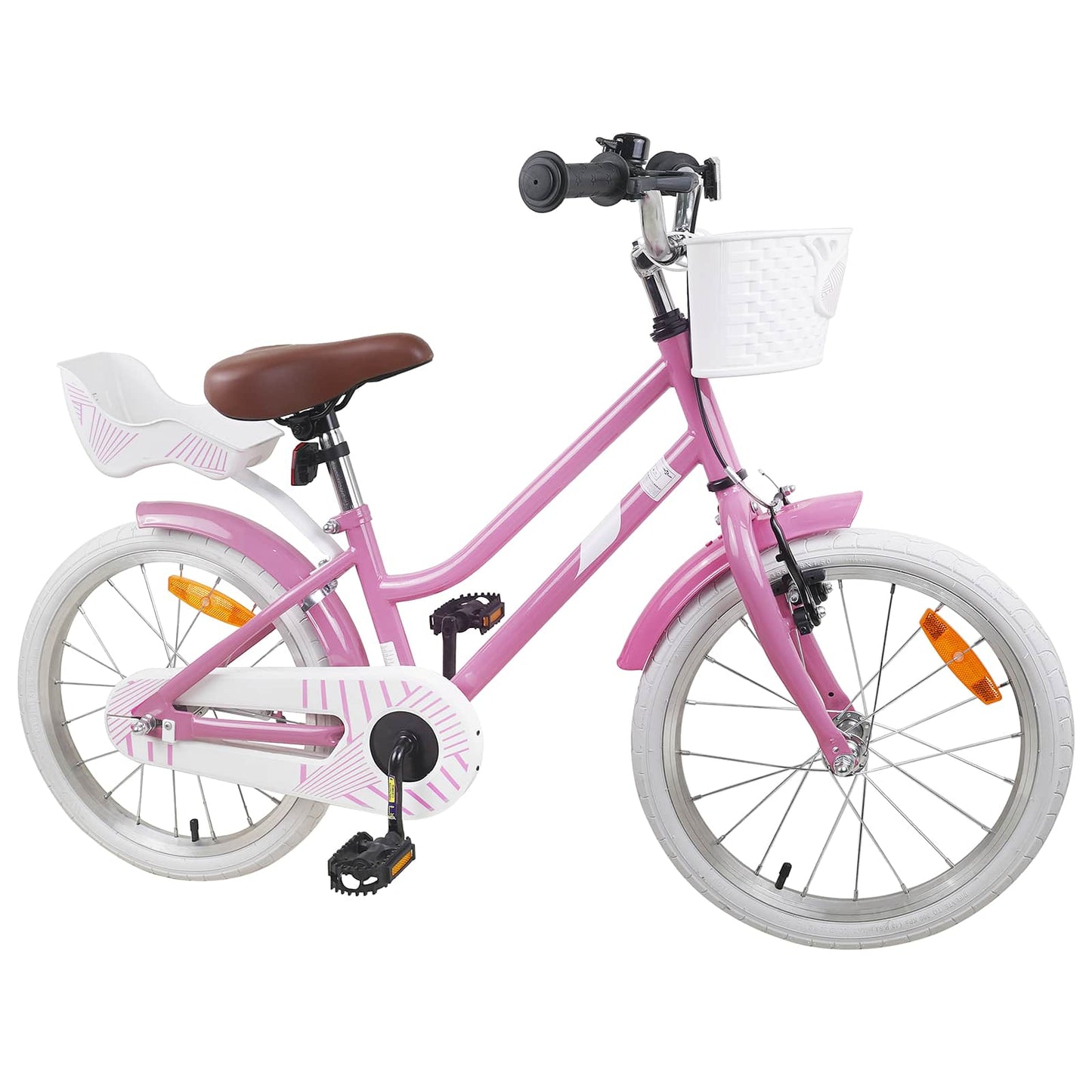 Barnesykkel 18 Tommer for 5-7 år gammel Lys rosa