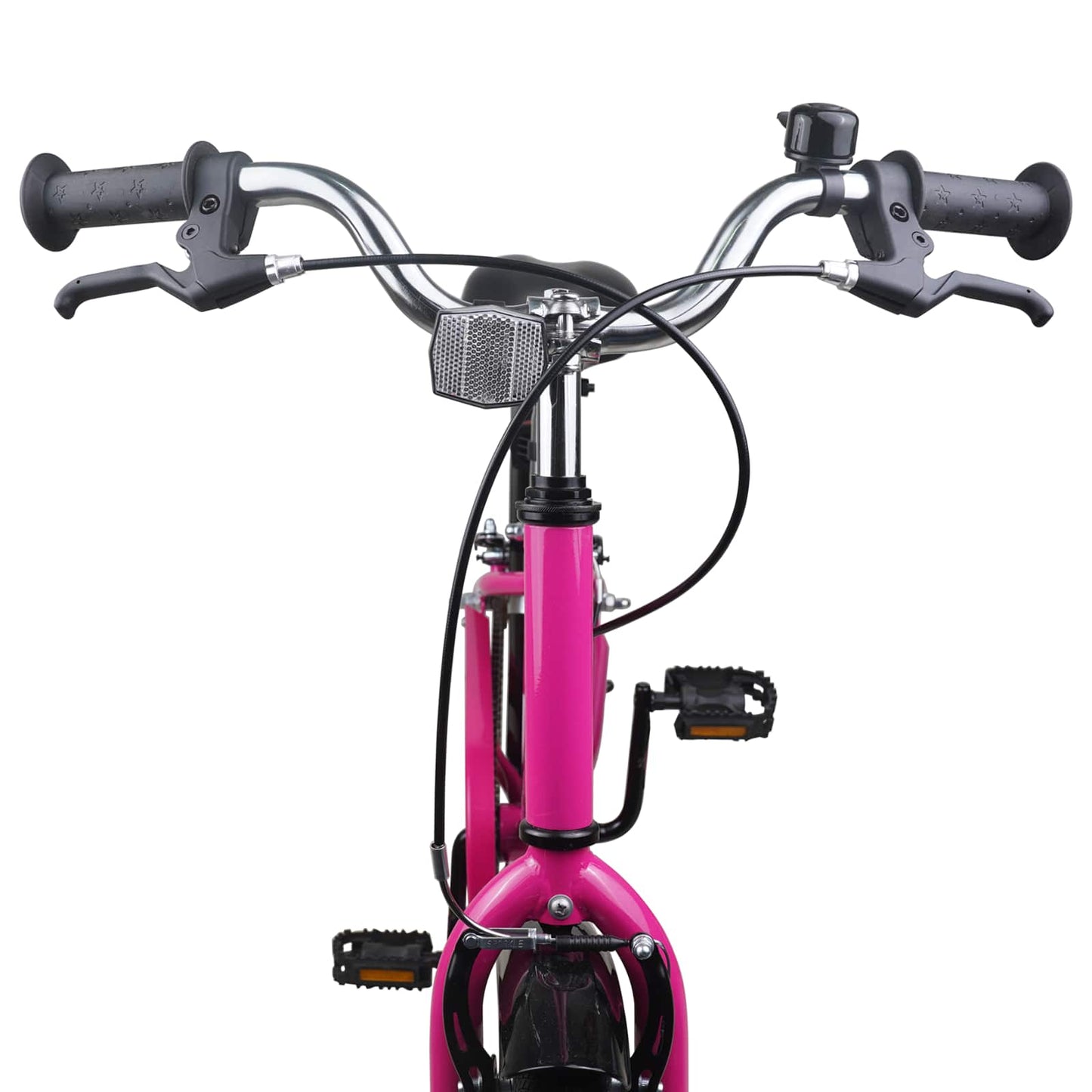 Barnesykkel 22 Tommer for 7-12 år gammel Pink Black