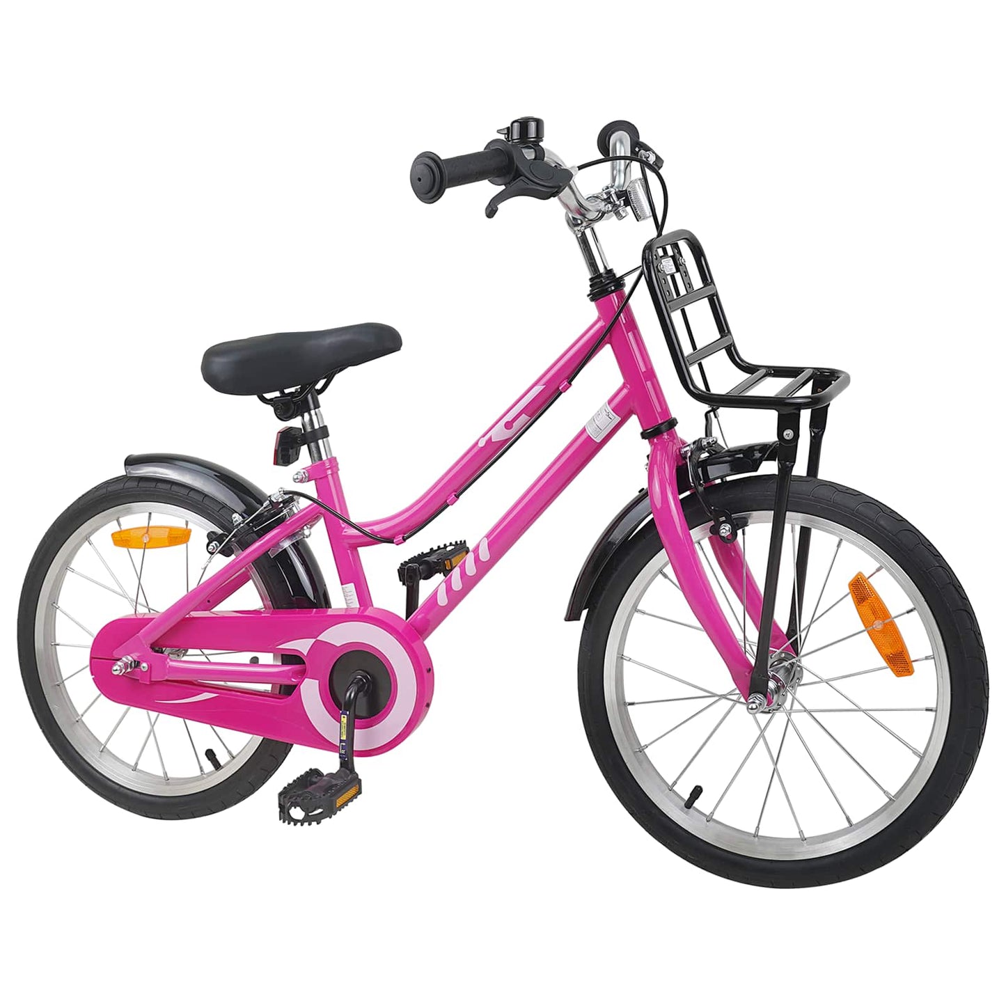 Barnesykkel 18 Tommer for 5-7 år gammel Rosa og svart