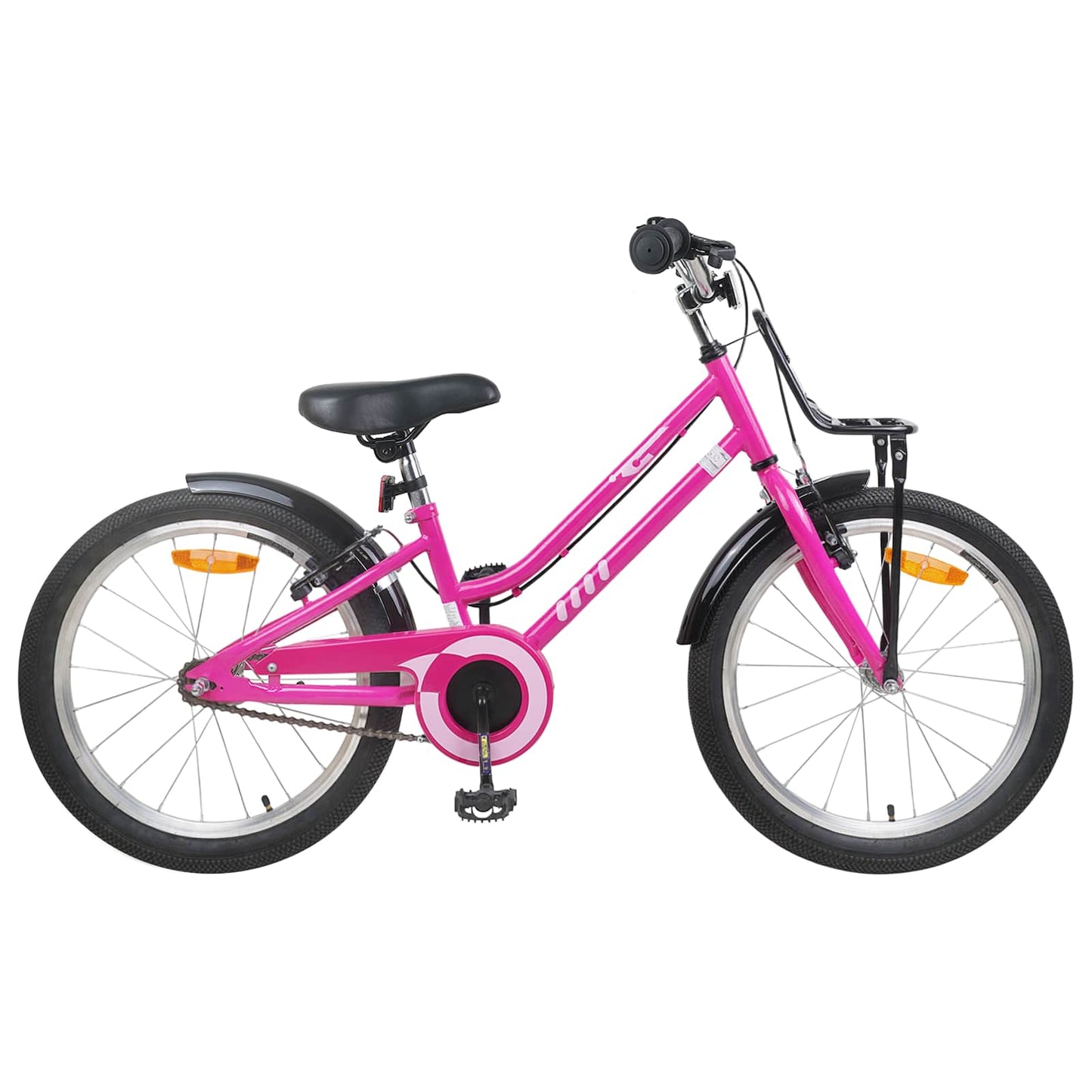 Barnesykkel 22 Tommer for 7-12 år gammel Pink Black