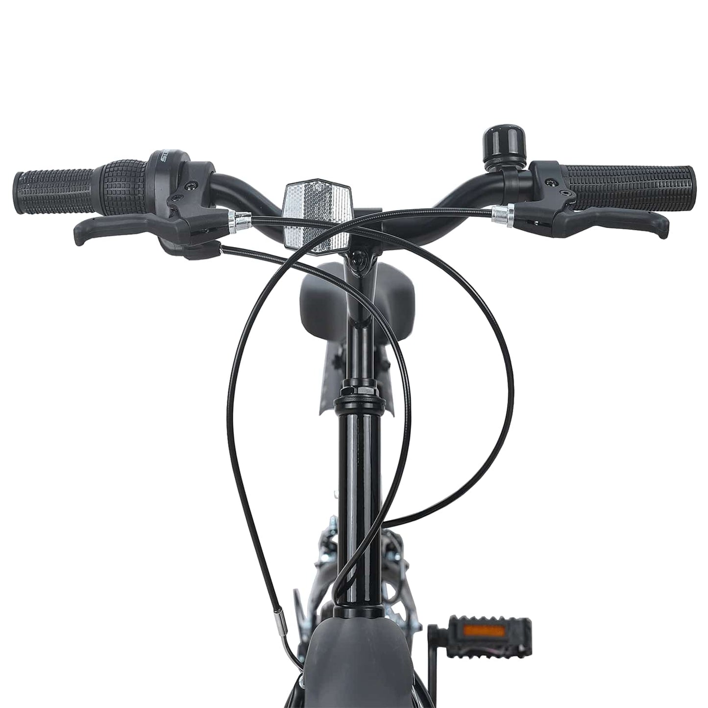 Barnesykkel 20 Tommer 6-Speed for 6-11 år gammel Svart
