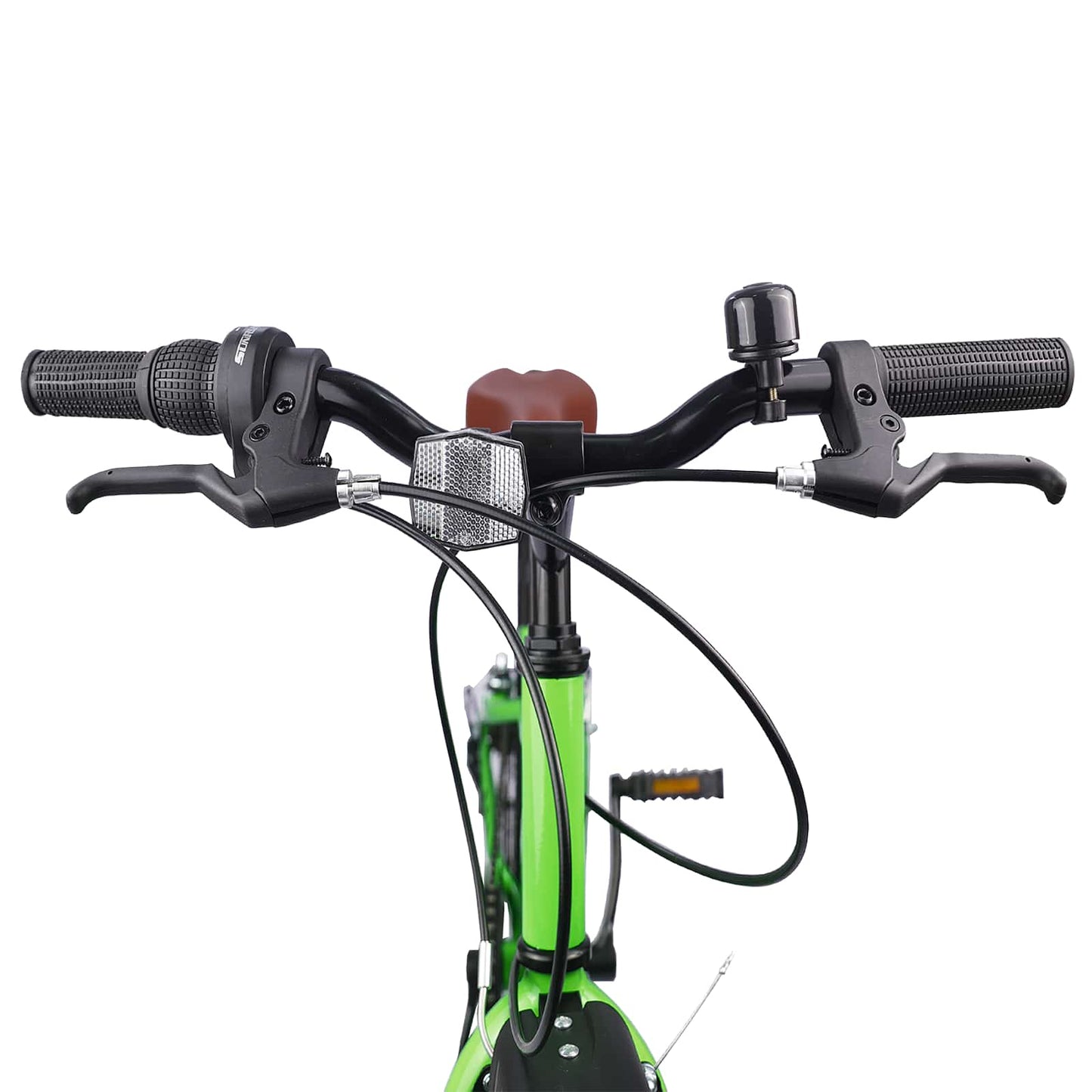 Barnesykkel 20 Tommer 6-Speed for 6-11 år gammel grønn