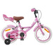 Barnesykkel 16 Tommer for 4-6 år gammel Lys rosa
