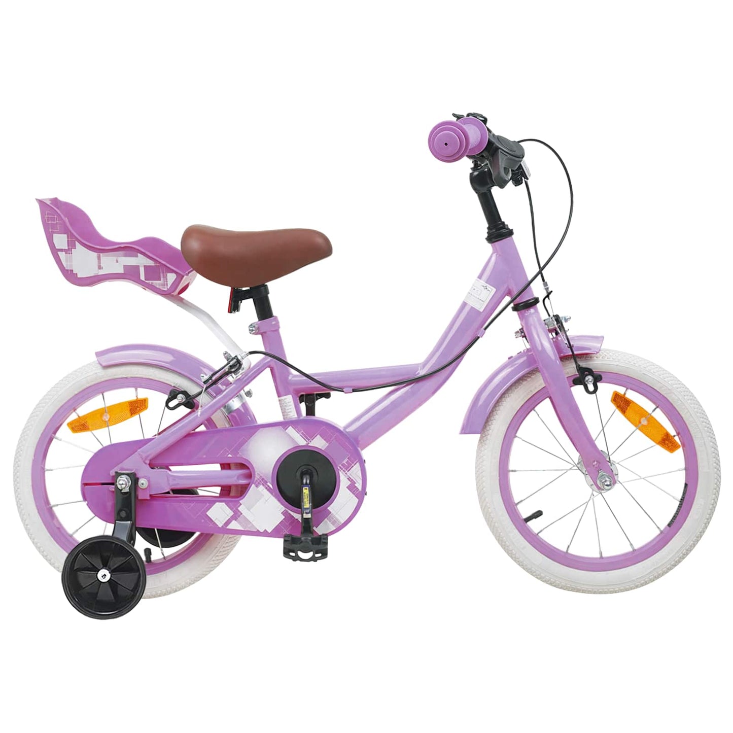 Barnesykkel 16 Tommer for 4-6 år gammel Lilla