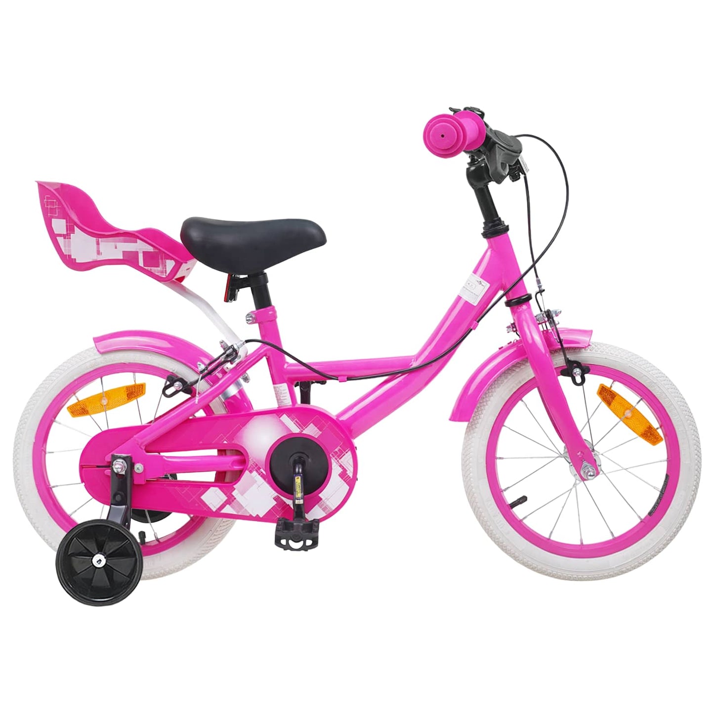Barnesykkel 14 Tommer for 3-5 år gamle Rosa