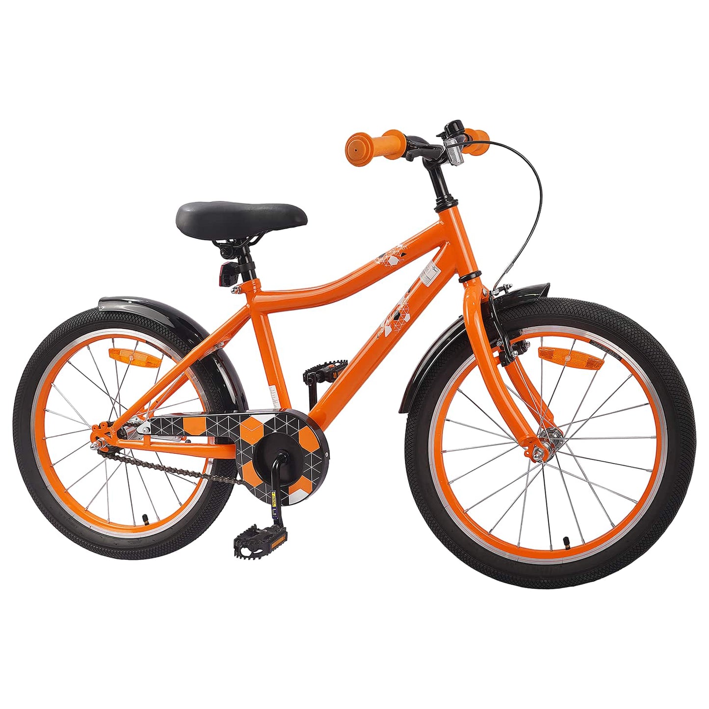 Barnesykkel 18 Tommer for 5-7 år gammel Oransje