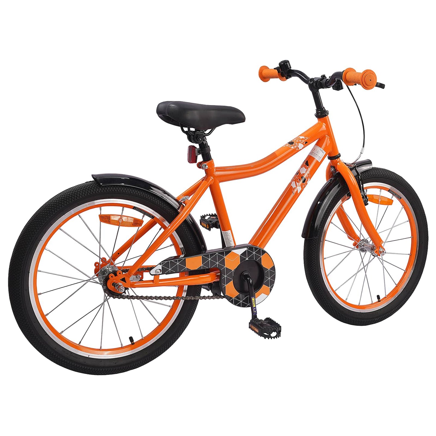 Barnesykkel 18 Tommer for 5-7 år gammel Oransje