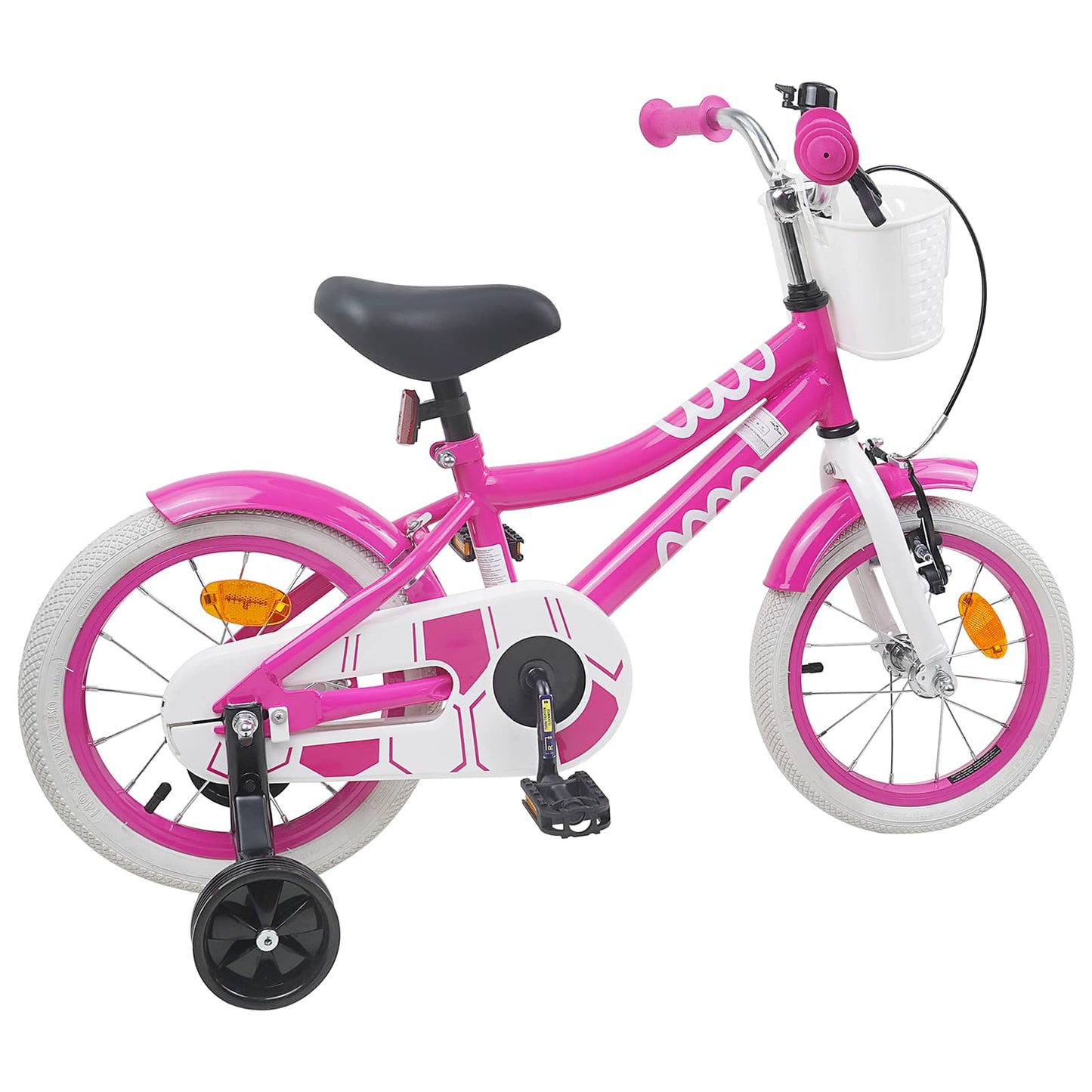 Barnesykkel 14 Tommer for 3-5 år gamle Rosa