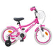 Barnesykkel 16 Tommer for 4-6 år gammel Rosa