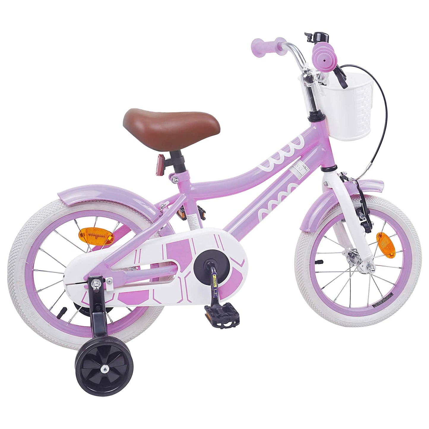 Barnesykkel 14 Tommer for 3-5 år gamle Lilla