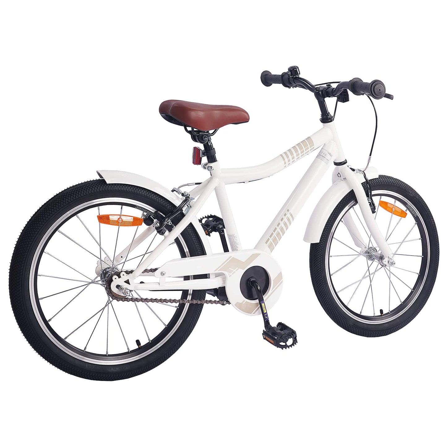 Barnesykkel 18 Tommer for 5-7 år gammel hvit