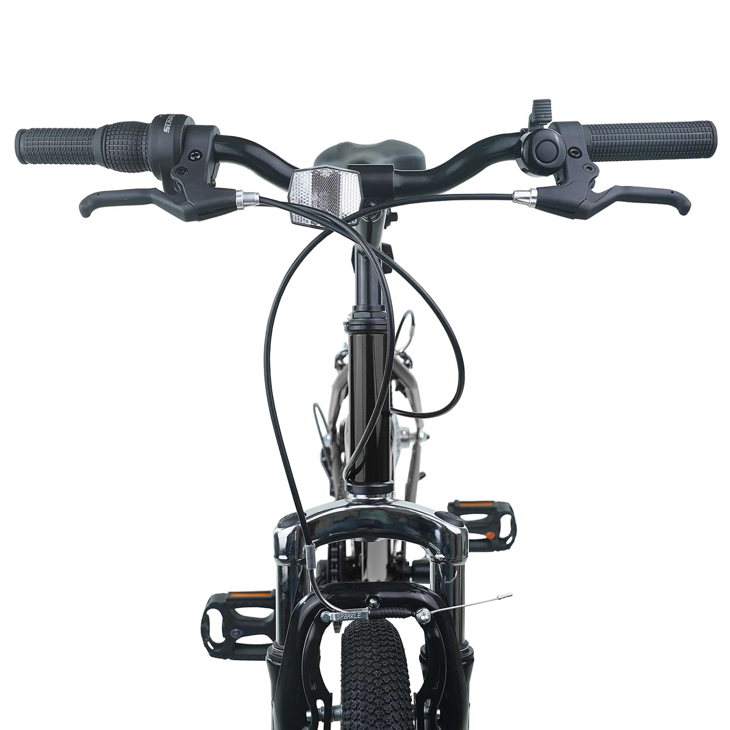 Barnesykkel 20 Tommer 6-Speed for 6-11 år gammel Svart
