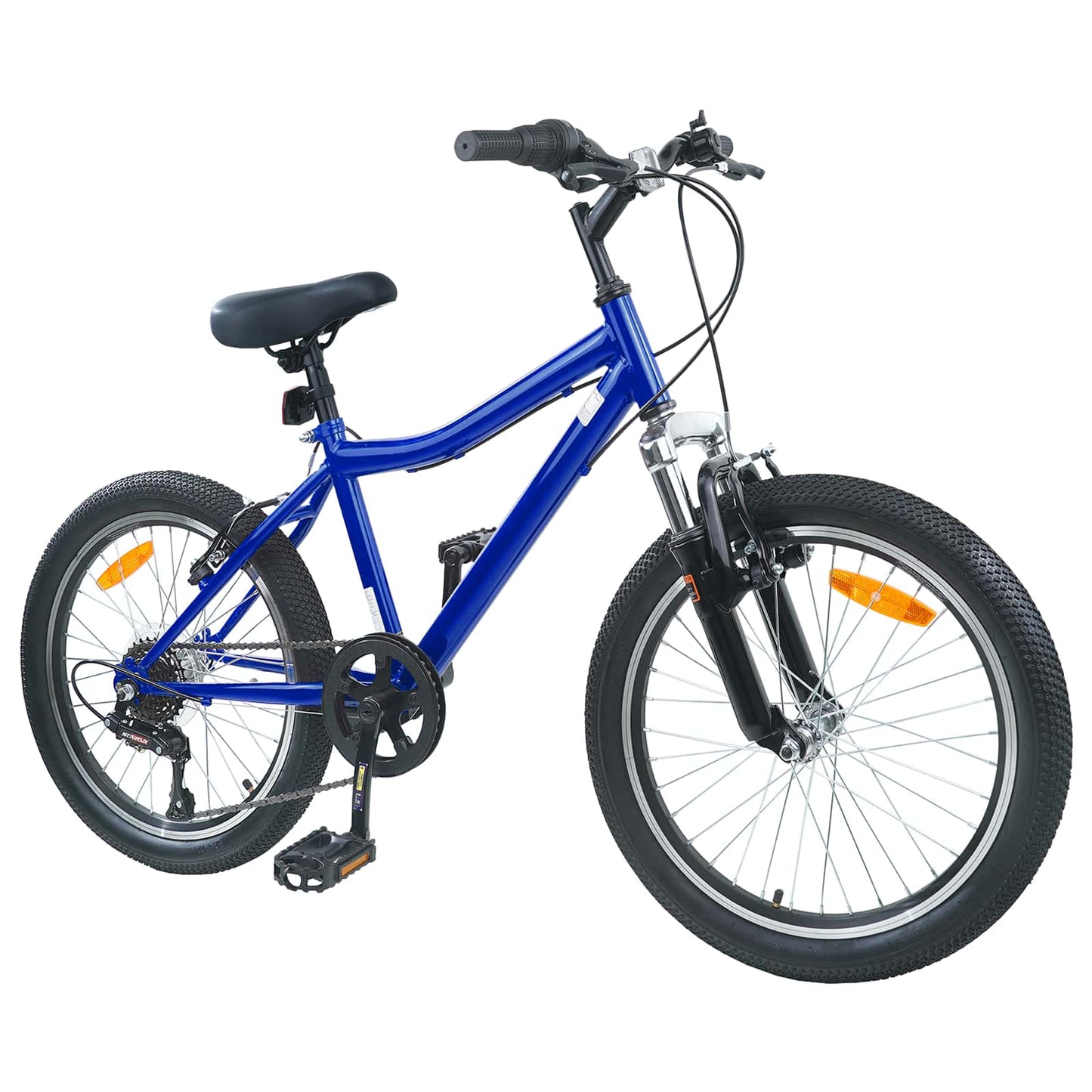 Barnesykkel 20 Tommer 6-Speed for 6-11 år gammel Mørkeblå