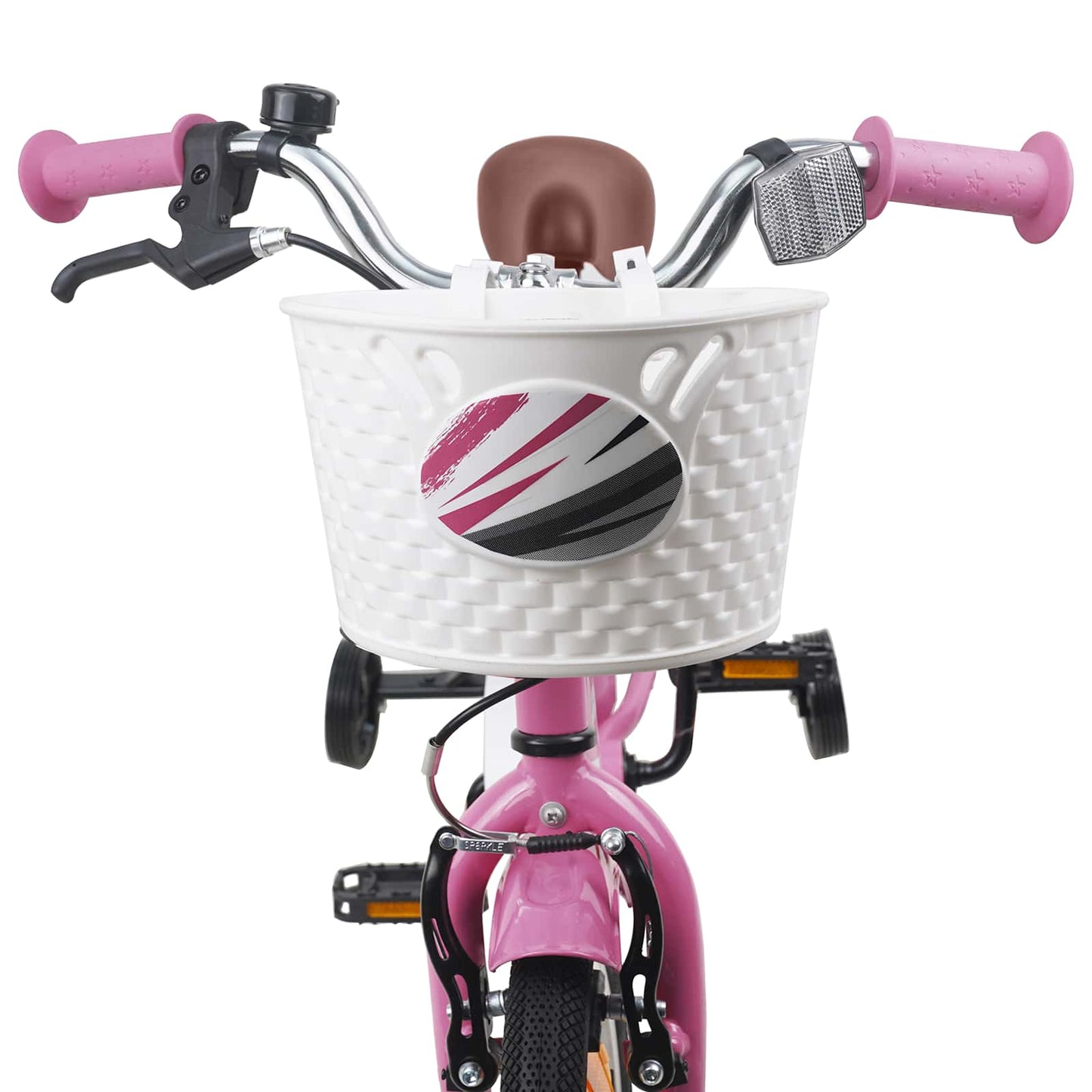 Barnesykkel 12 Tommer for 2-4 år gammel Lys rosa