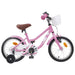 Barnesykkel 12 Tommer for 2-4 år gammel Lys rosa