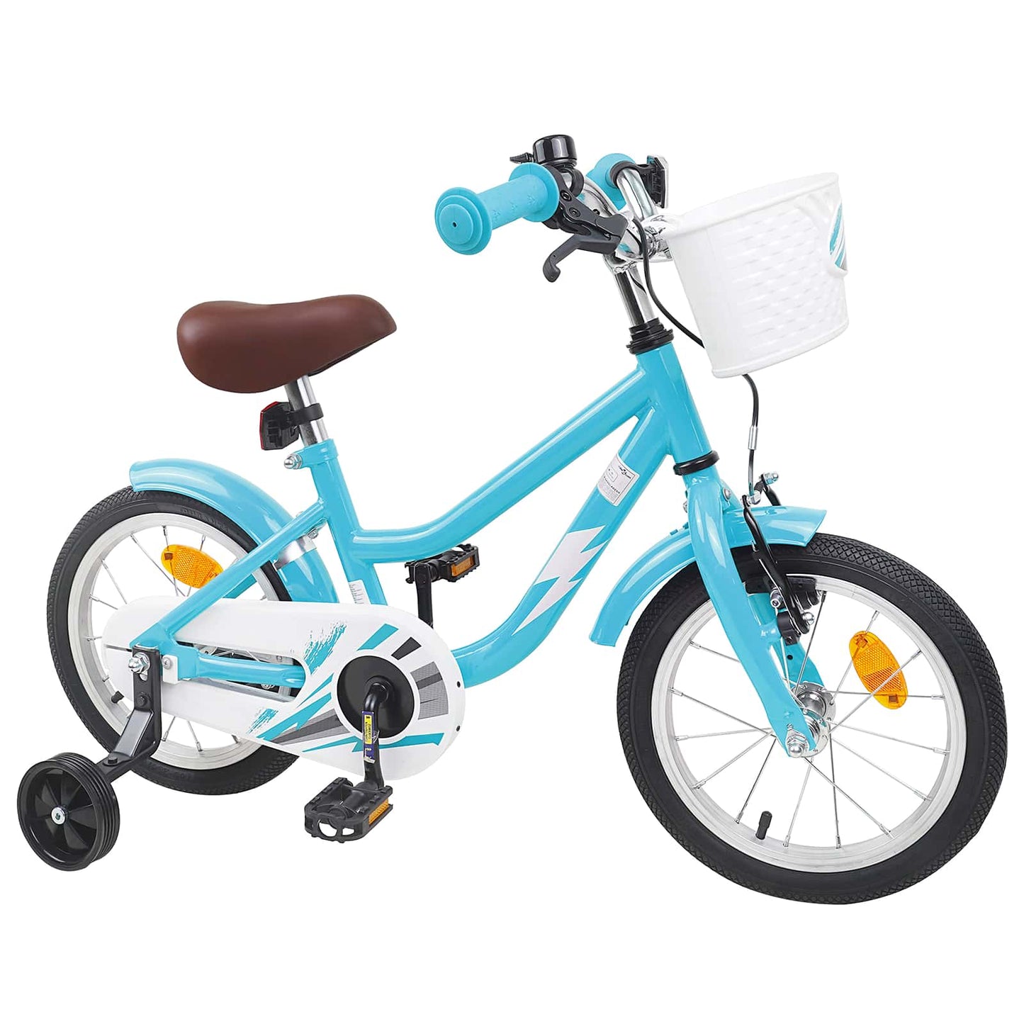 Barnesykkel 16 Tommer for 4-6 år gammel Lyseblå