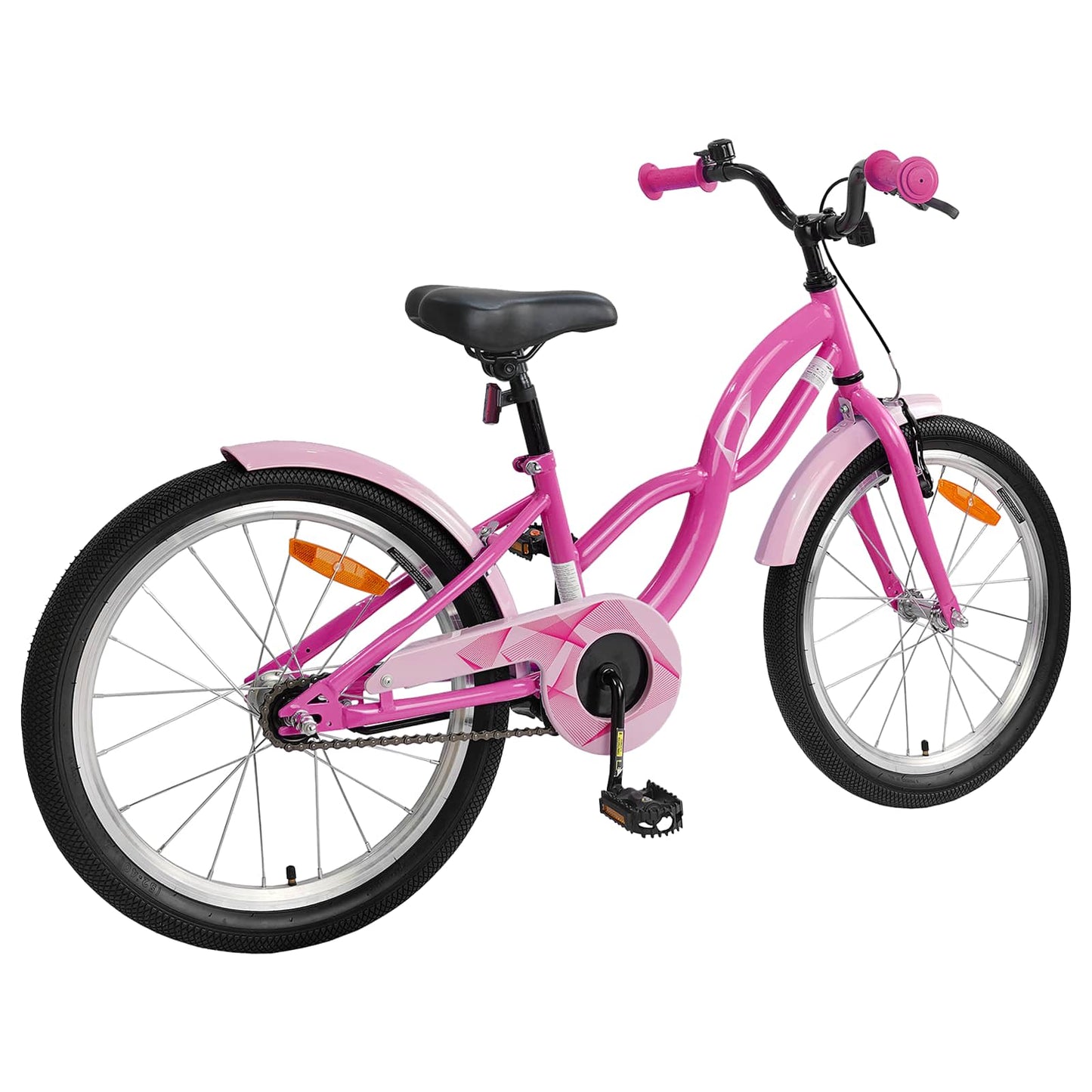 Barnesykkel 20 Tommer for 6-11 år gammel Mørk rosa