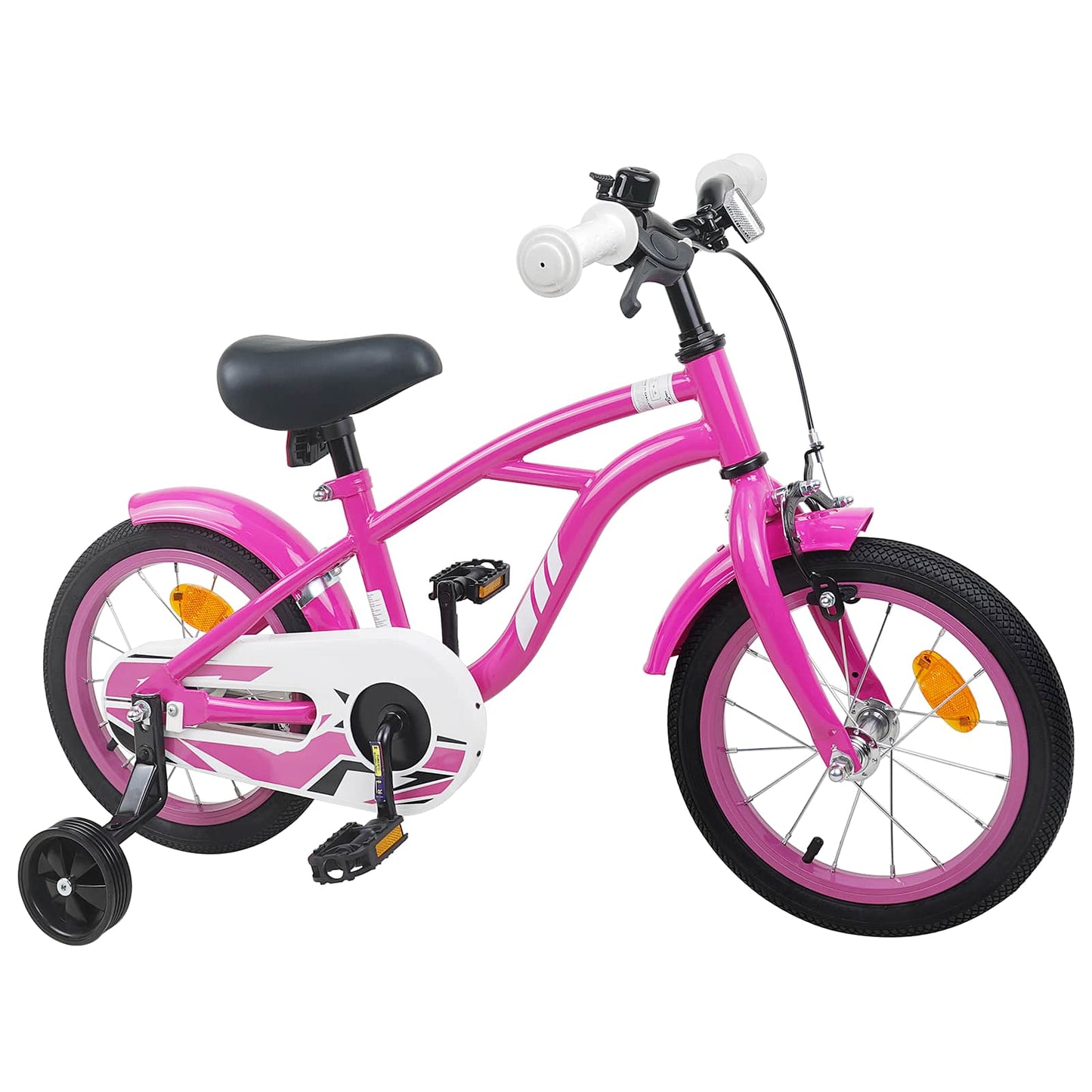 Barnesykkel 16 Tommer for 4-6 år gammel Mørk rosa