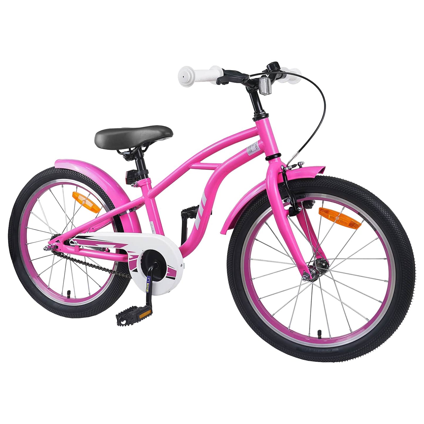 Barnesykkel 20 Tommer for 6-11 år gammel Mørk rosa
