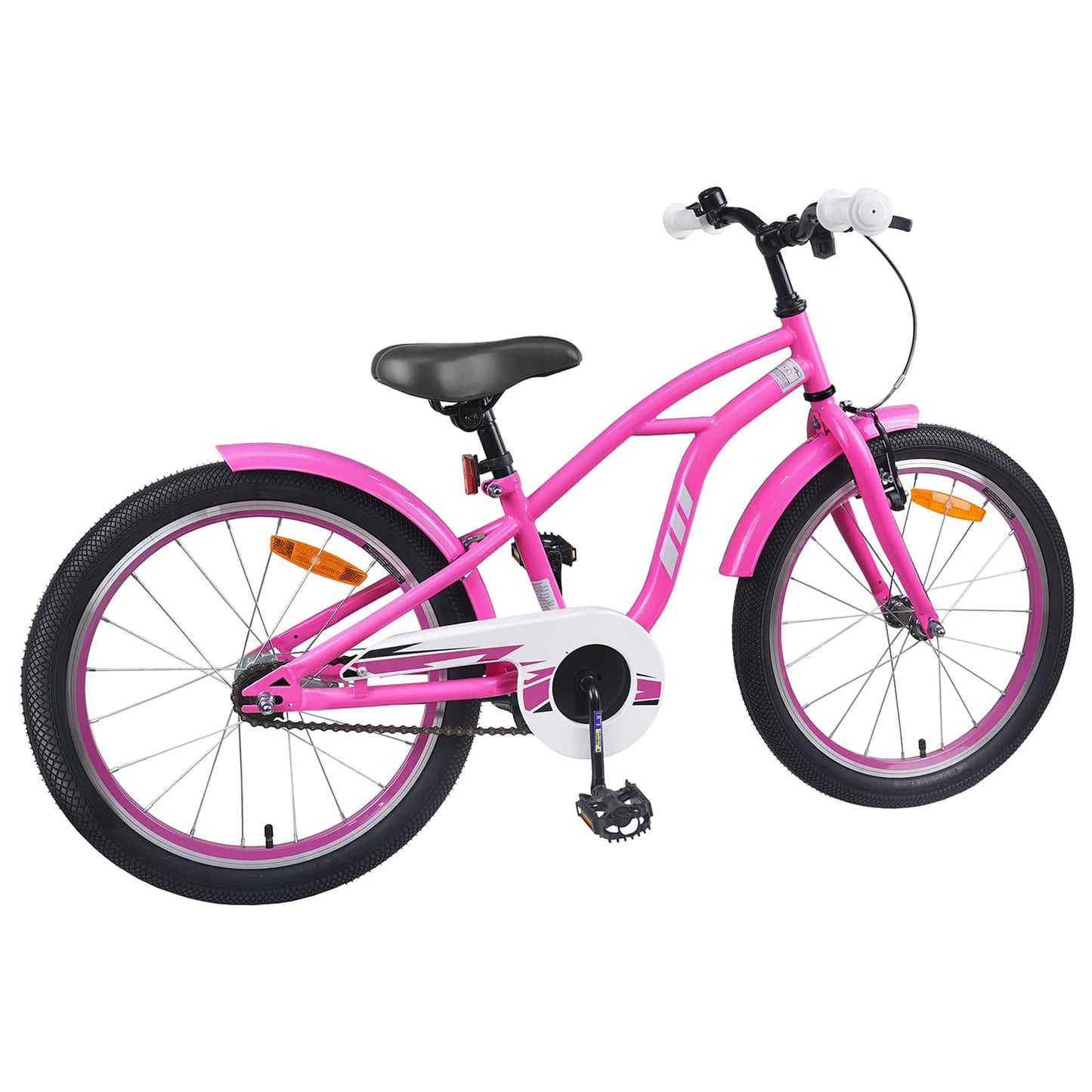 Barnesykkel 20 Tommer for 6-11 år gammel Mørk rosa