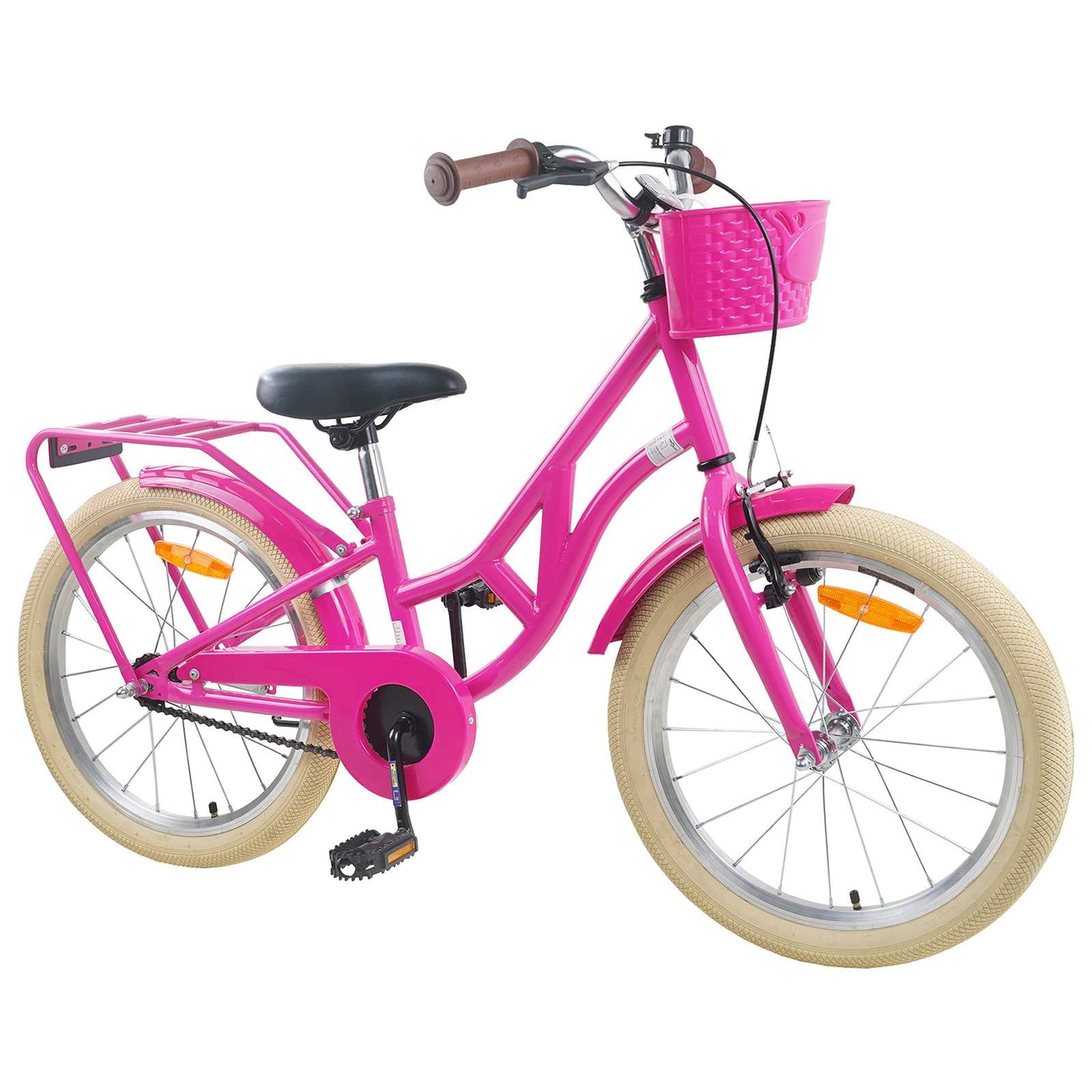 Barnesykkel 20 Tommer for 6-11 år gammel Mørk rosa