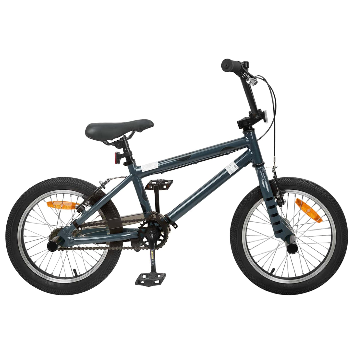 BMX Sykkel 16 Tommer for 5-8 år gamle Mørkegrå