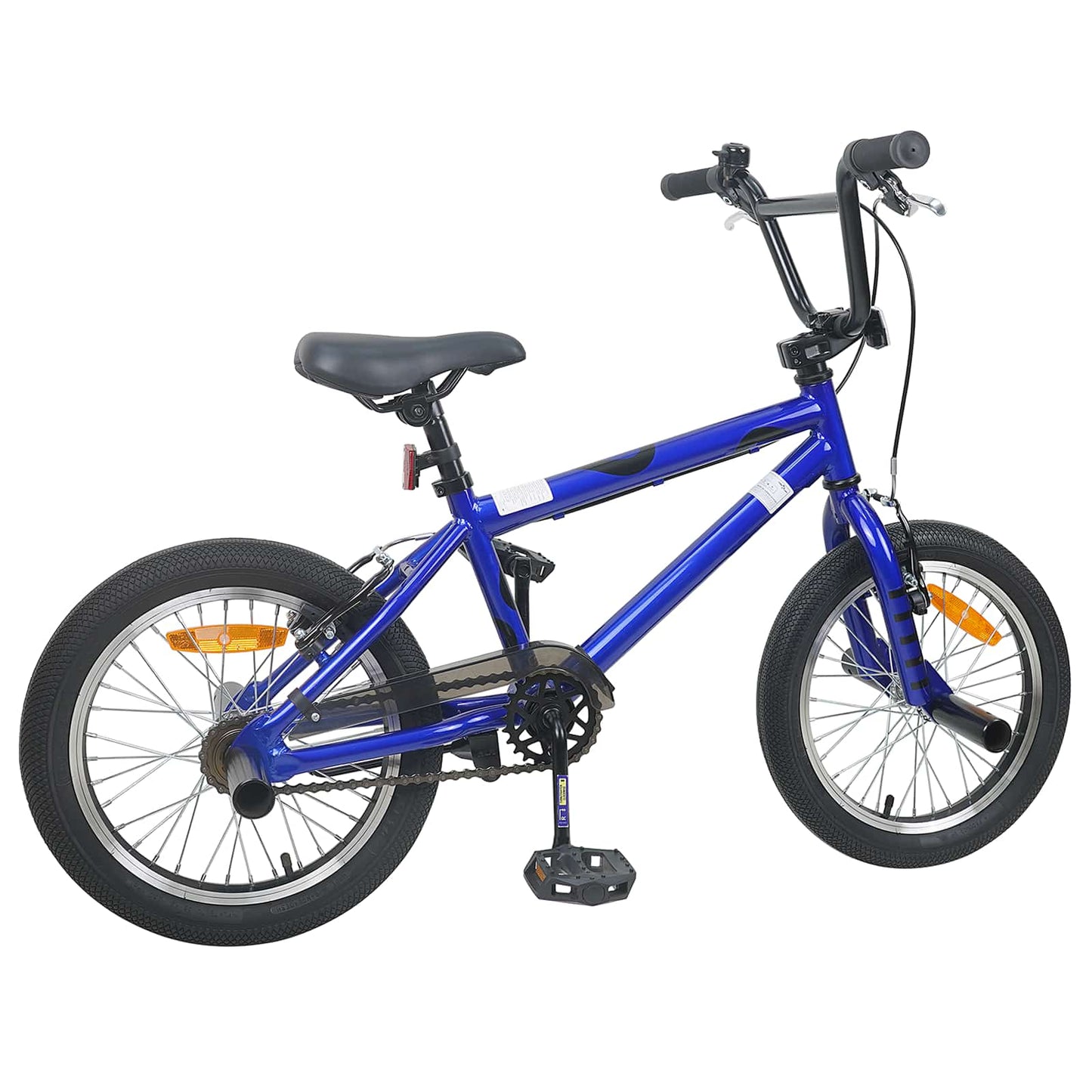 BMX Sykkel 16 Tommer for 5-8 år gamle Mørkeblå