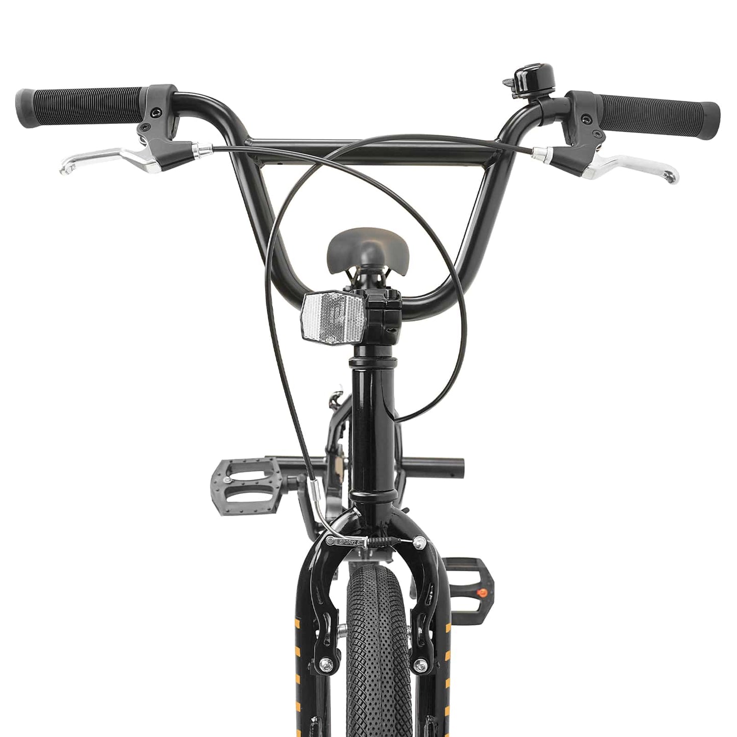 BMX Sykkel 16 Tommer for 5-8 år gamle Svart
