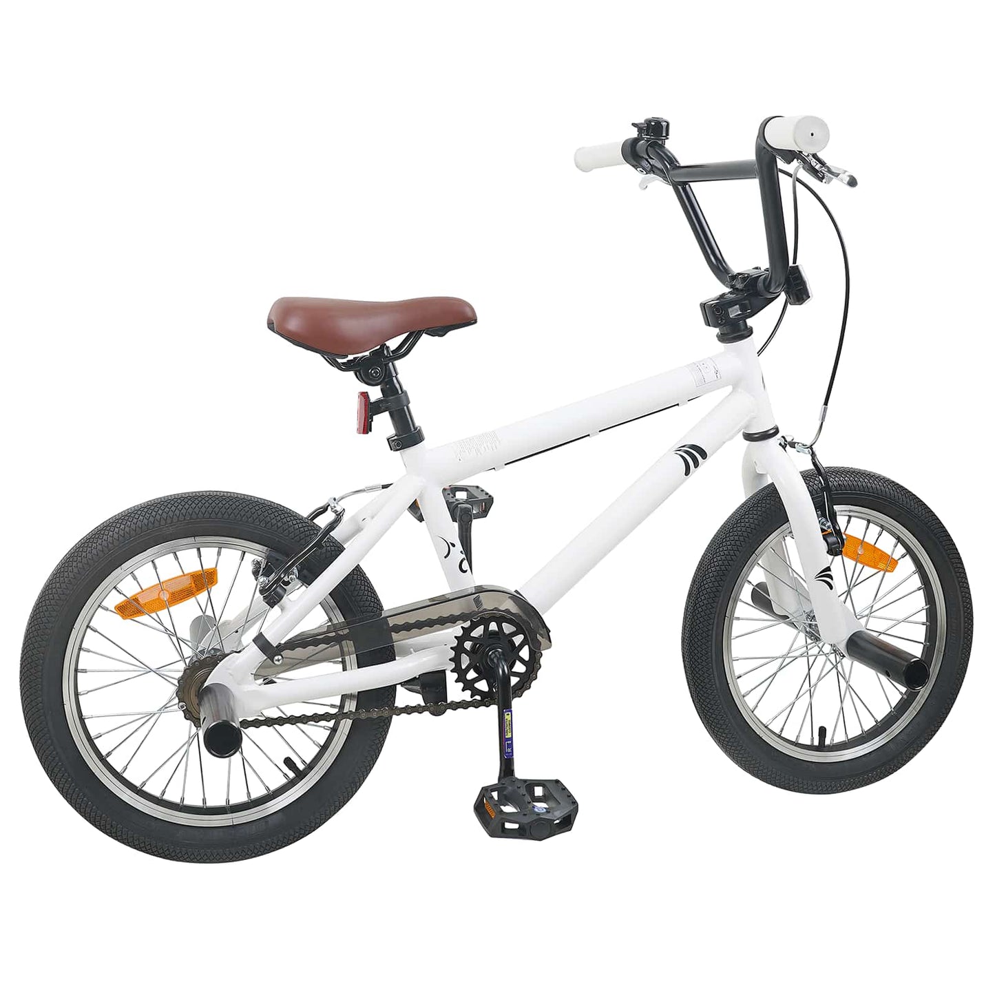 BMX Sykkel 16 Tommer for 5-8 år gamle Hvit