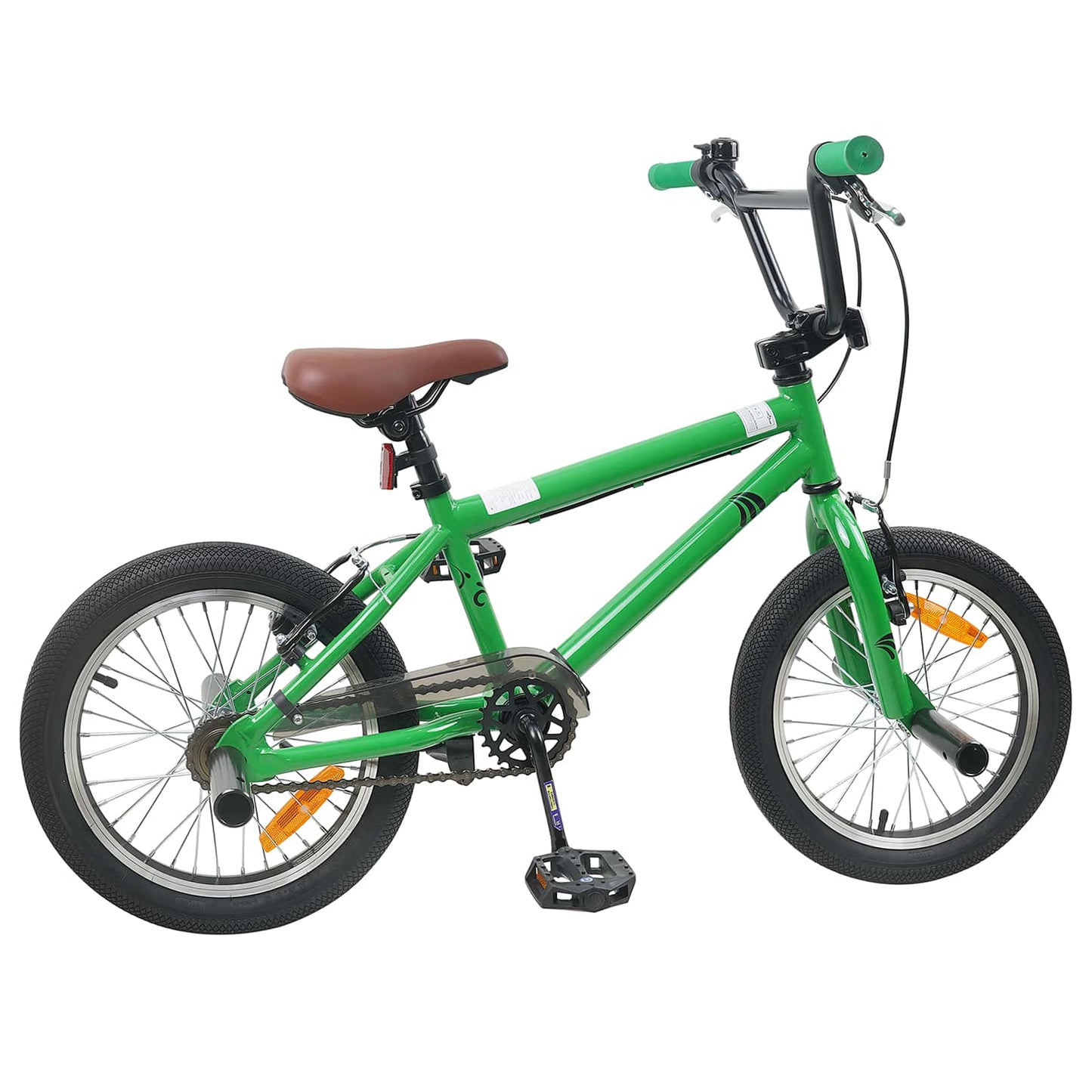 BMX Sykkel 16 Tommer for 5-8 år gamle Grønn