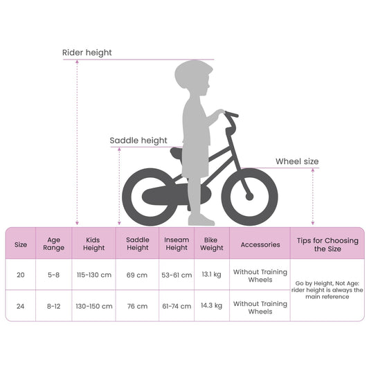 Kids Mountain Bike 20 Tommer 6-Speed for 5-8 år gamle grønn vidaXL