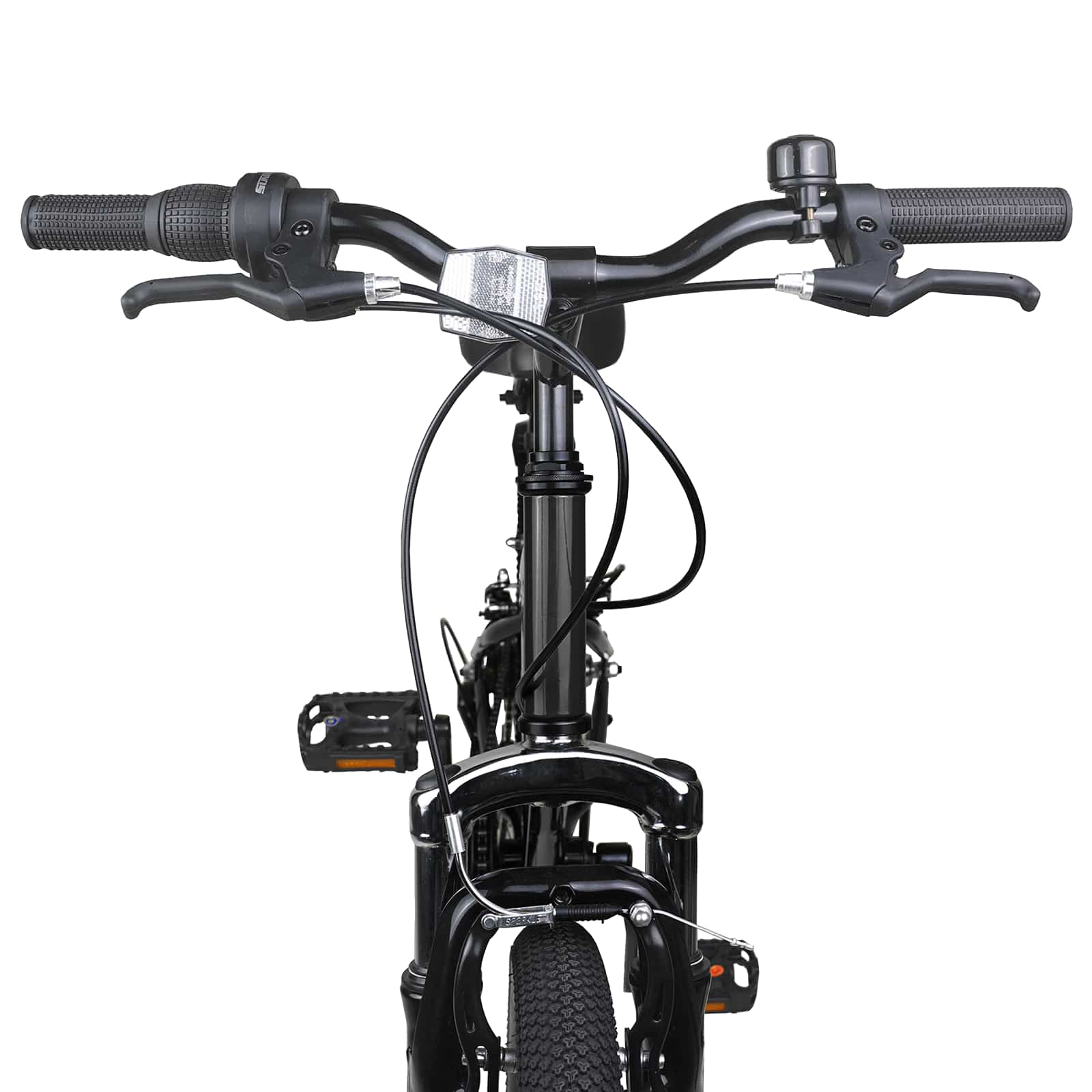 Kids Mountain Bike 20 Tommer 6-Speed for 5-8 år gamle Svart vidaXL