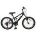Kids Mountain Bike 20 Tommer 6-Speed for 5-8 år gamle Svart vidaXL