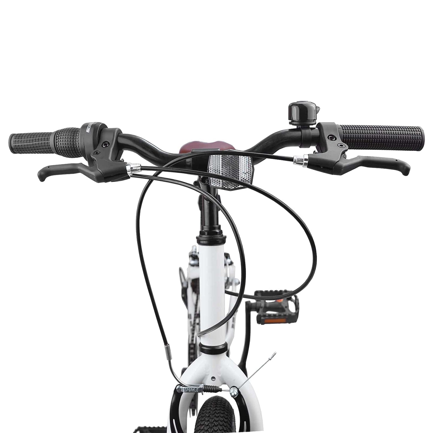 Terrengsykkel 20 Tommer 6-Speed for 5-8 år gamle Hvit