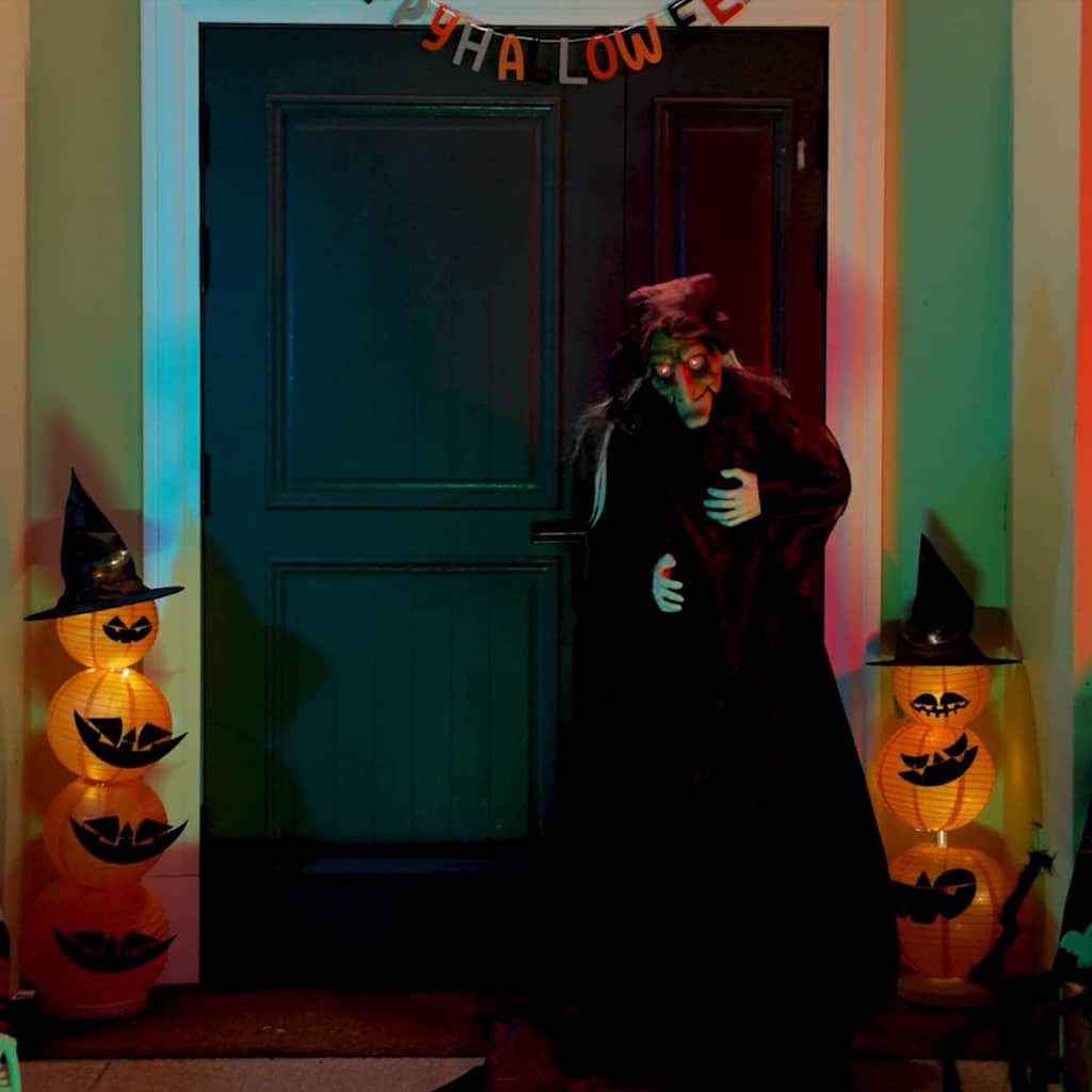Halloween snakkende heks Lilla 216 x 125 cm Polyester