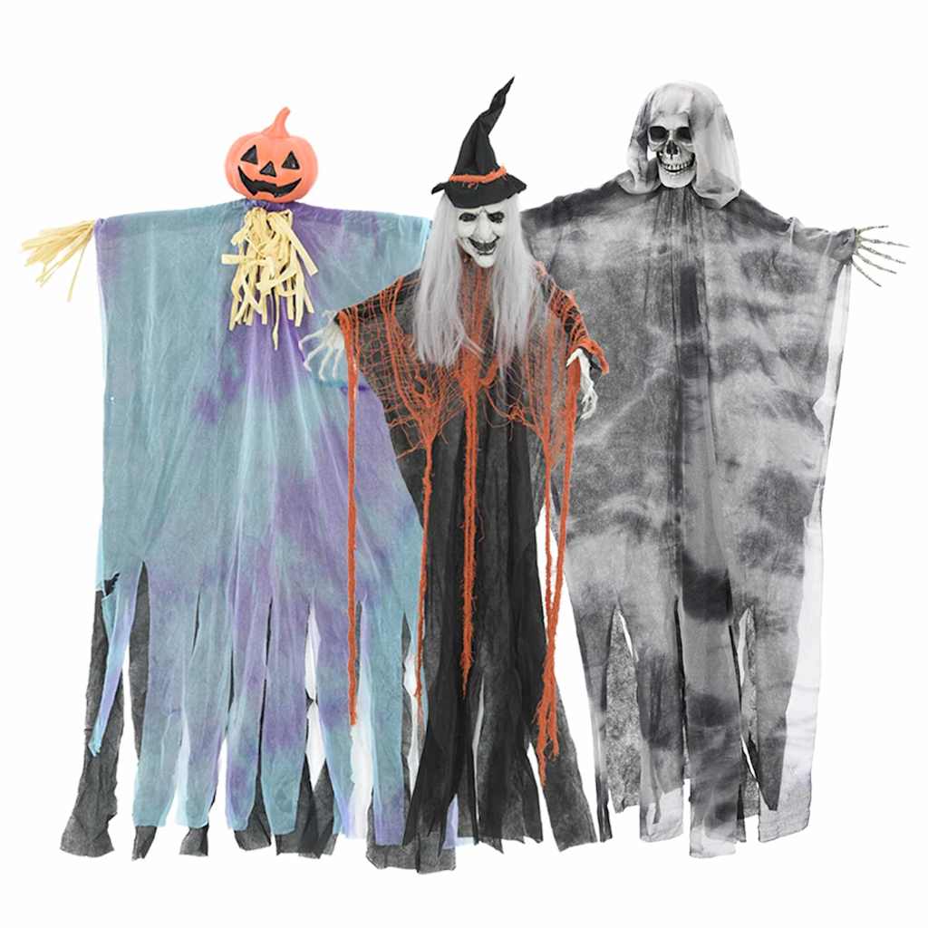 Halloween Hengegeist 3 pcs Flerfarget 61 x 97 cm Polyester