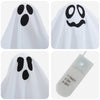 Halloween Hengegeist med 3 LED 3 pcs Hvit 52 x 62 cm