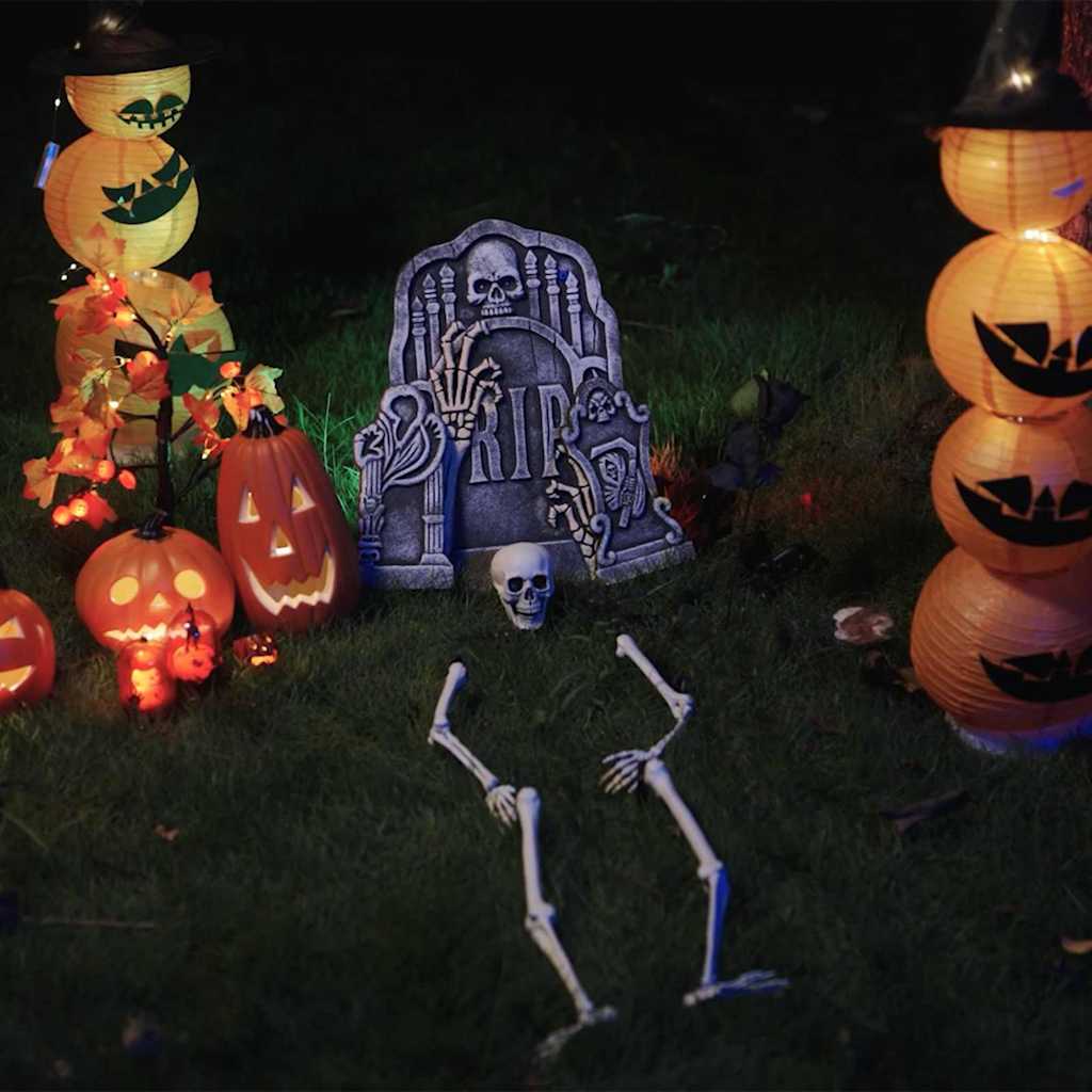 Halloween Skjelett Hvit 20 x 10 x 9.5 cm Plast