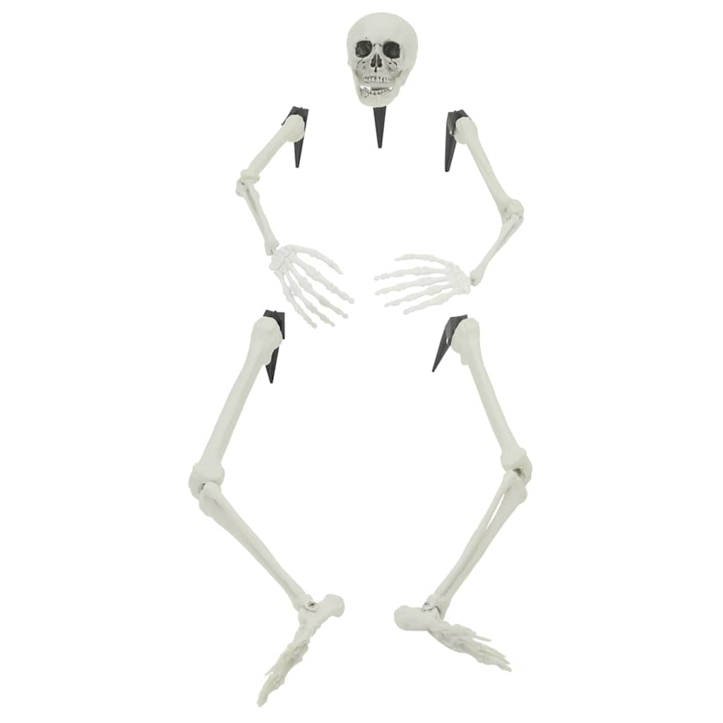 Halloween Skjelett Hvit 20 x 10 x 9.5 cm Plast