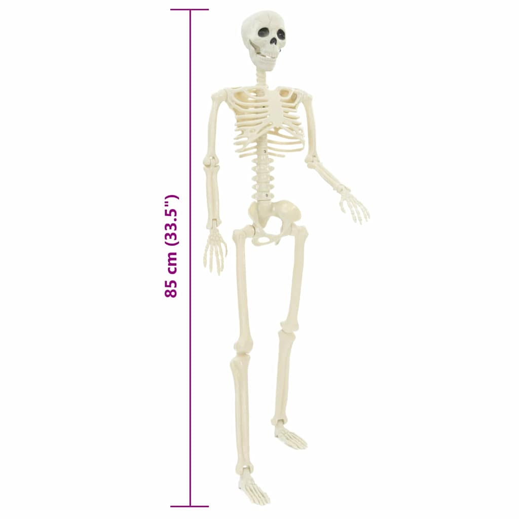 Halloween Skeleton 2 pcs Hvit 85 cm PVC