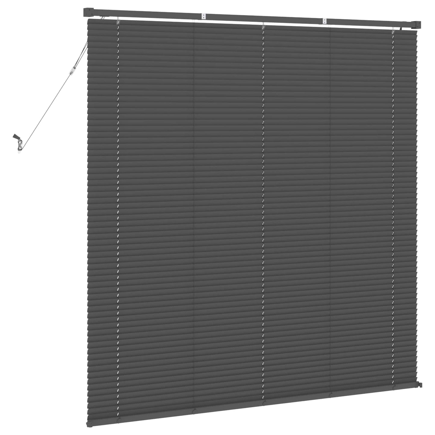 Venetiansk persienne Sølvgrå 150 x 160 cm PVC