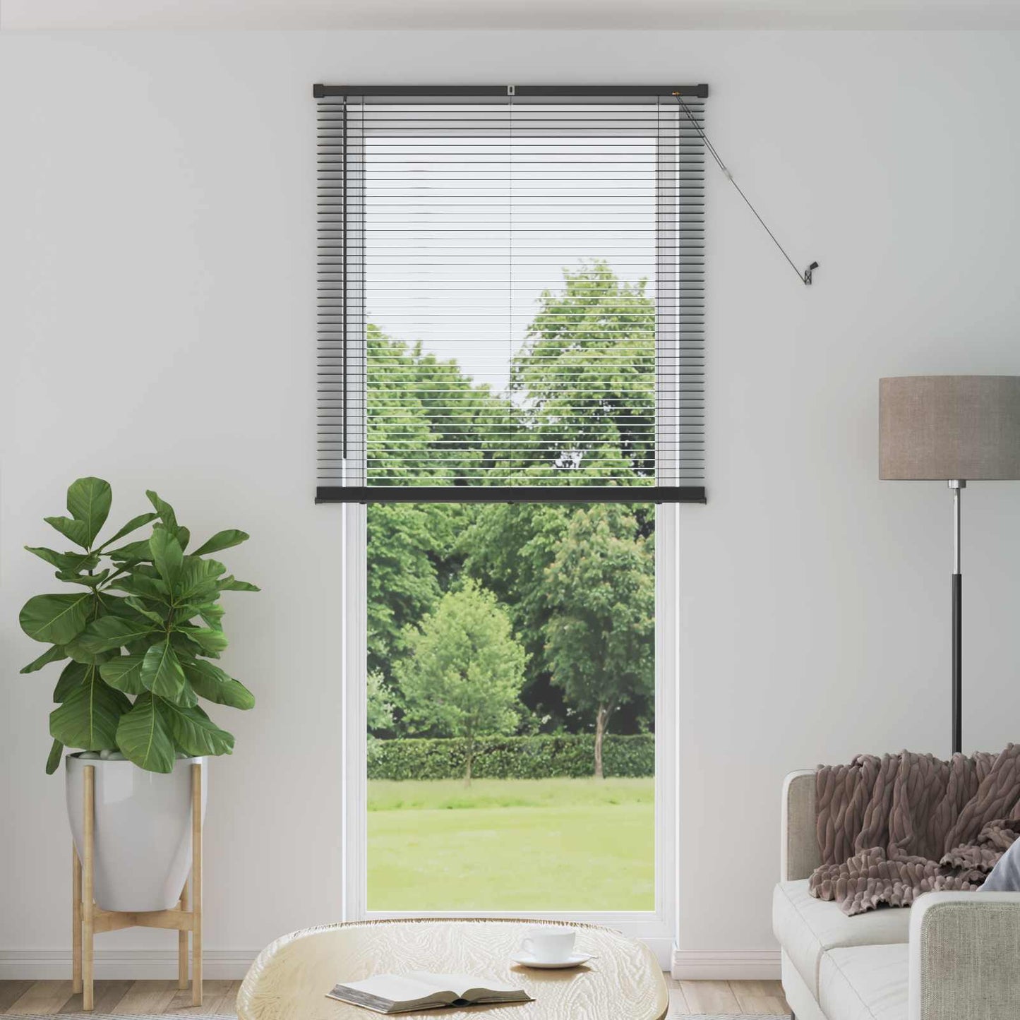 Venetiansk persienne Sølvgrå 213 x 70 cm PVC