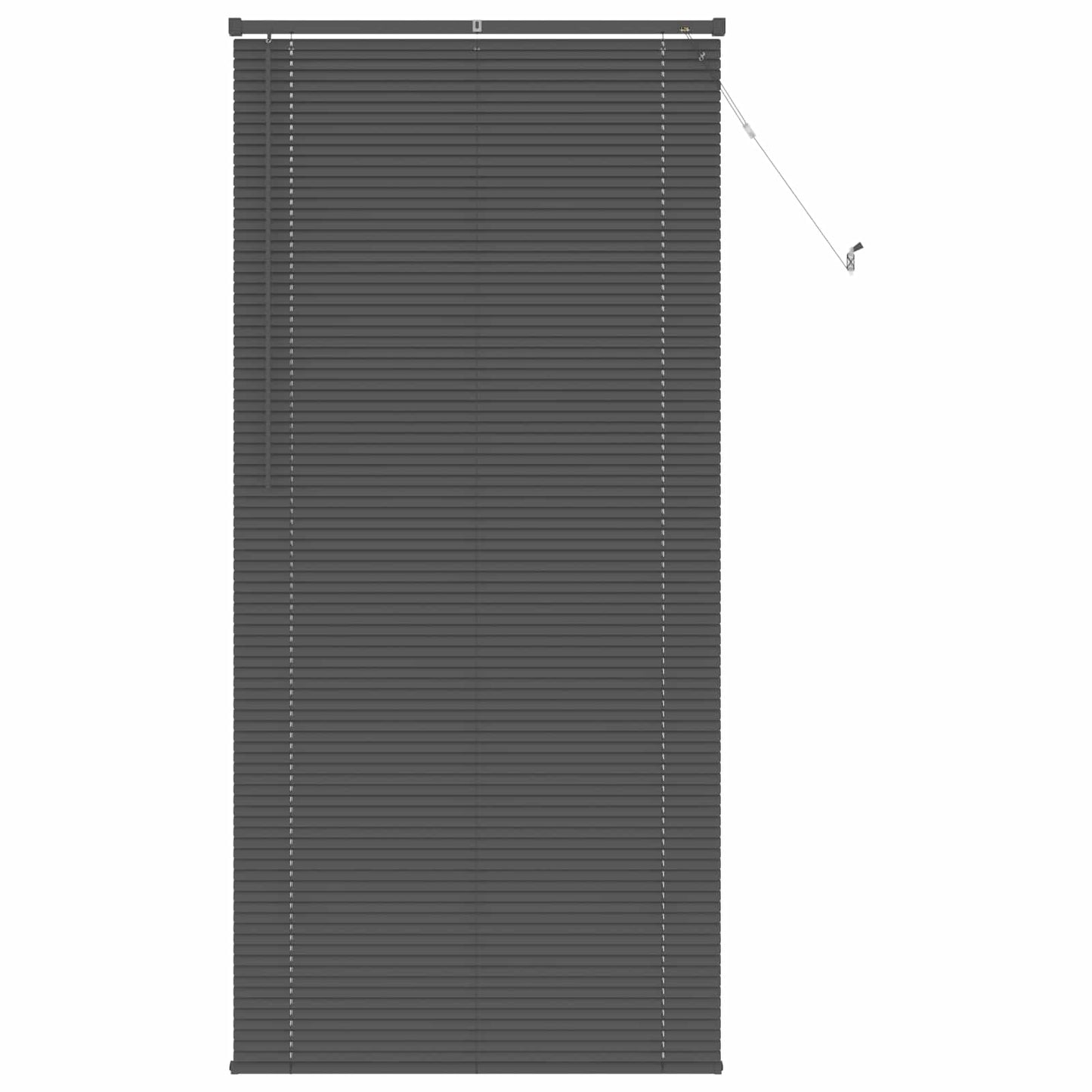 Venetiansk persienne Sølvgrå 213 x 90 cm PVC