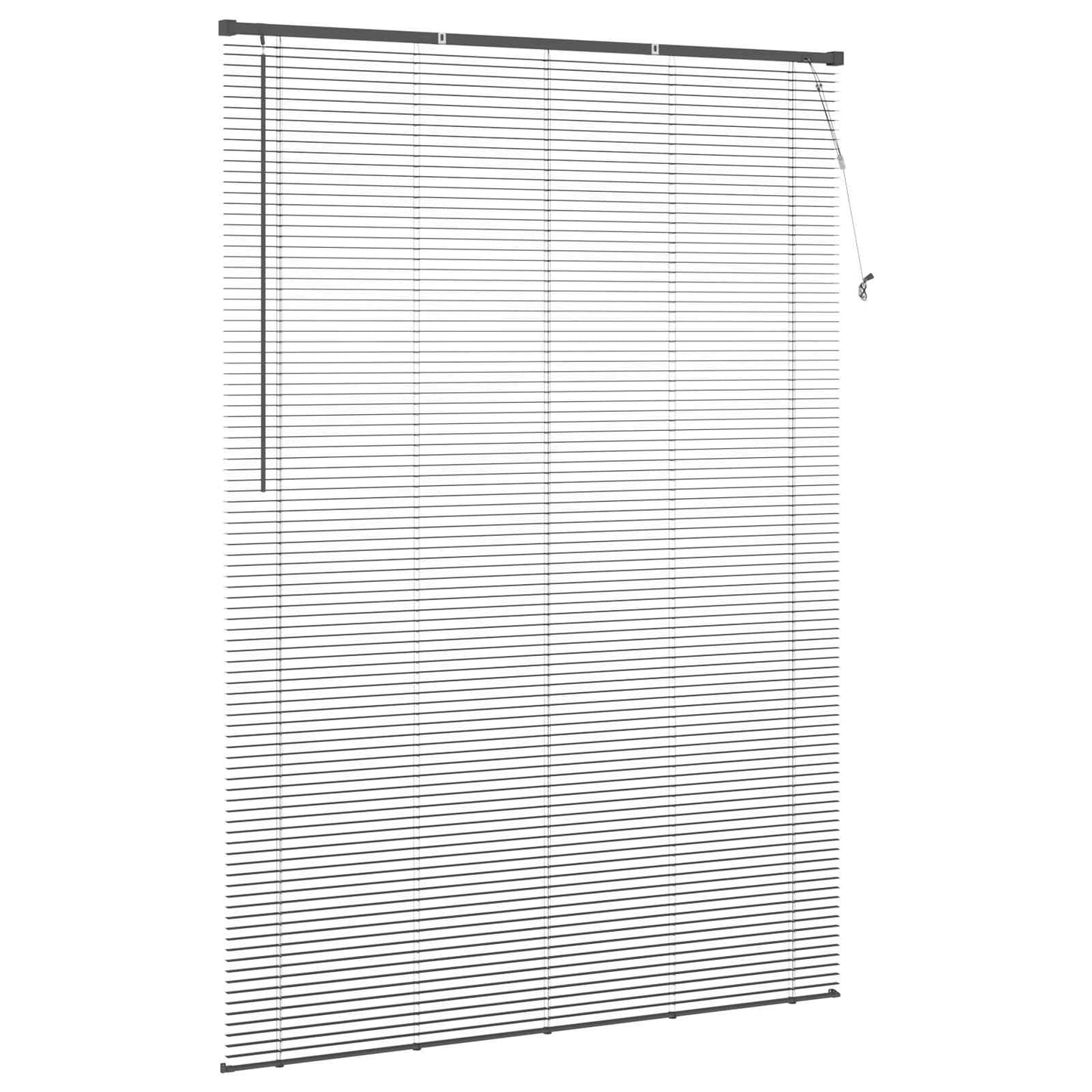 Venetiansk persienne Sølvgrå 213 x 140 cm PVC